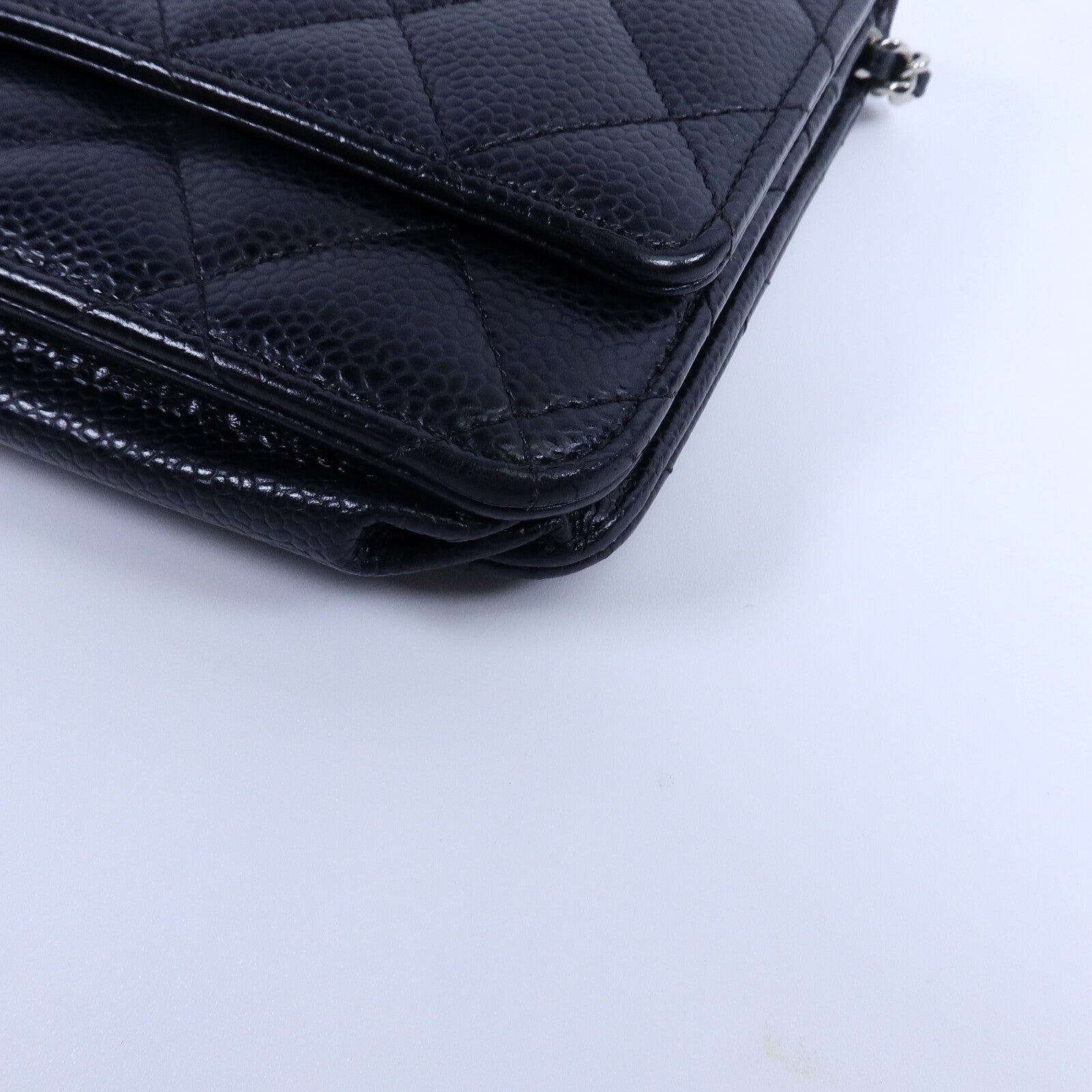 CHANEL 牛皮皮革WOC Wallet On Chain鏈帶肩背袋