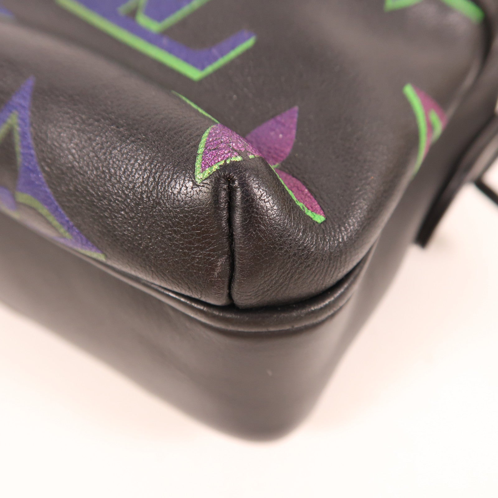 LOUIS VUITTON 牛皮皮革Comet Messenger PM肩背袋黑色/彩色