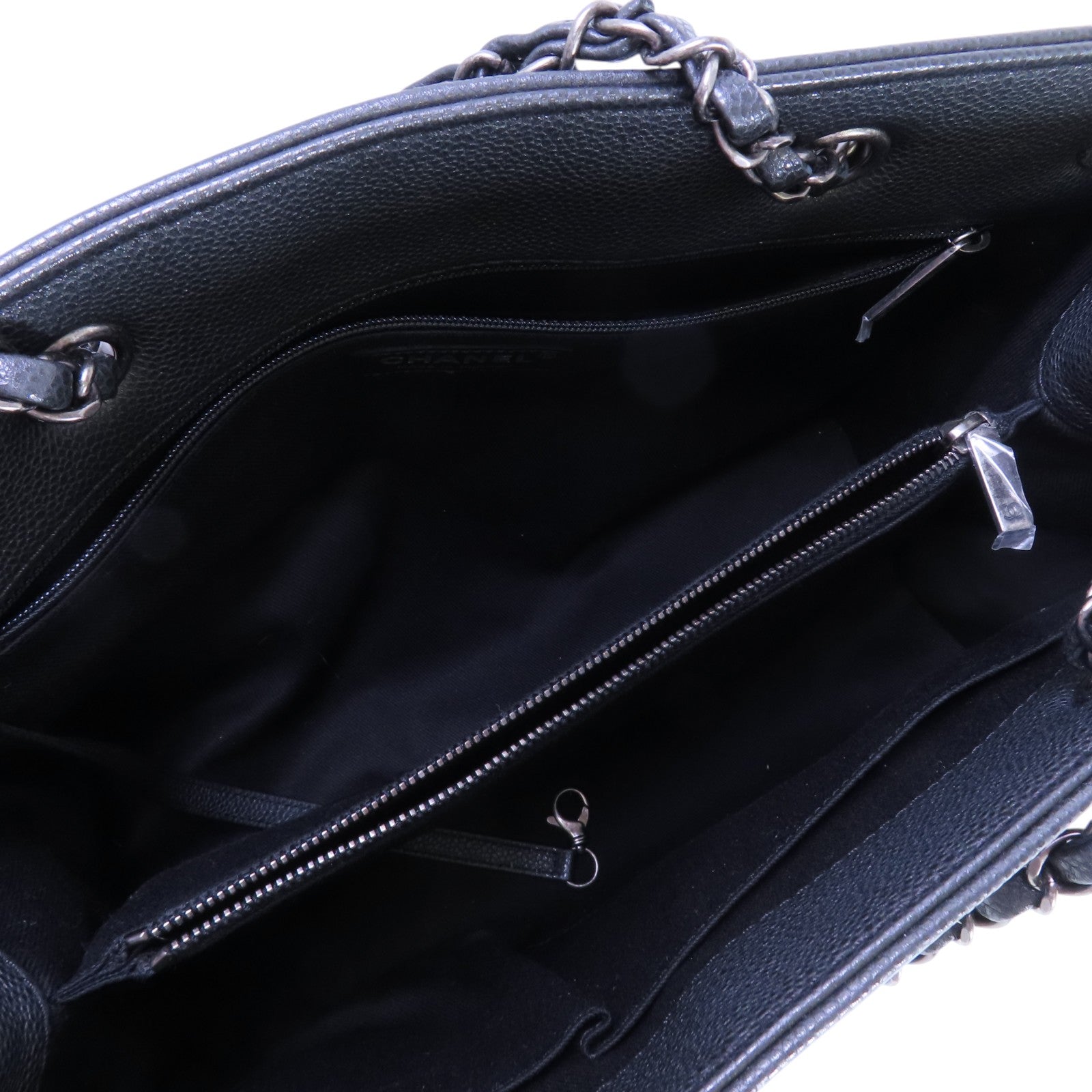 CHANEL 牛皮皮革Chain Tote Bag鏈帶肩背袋