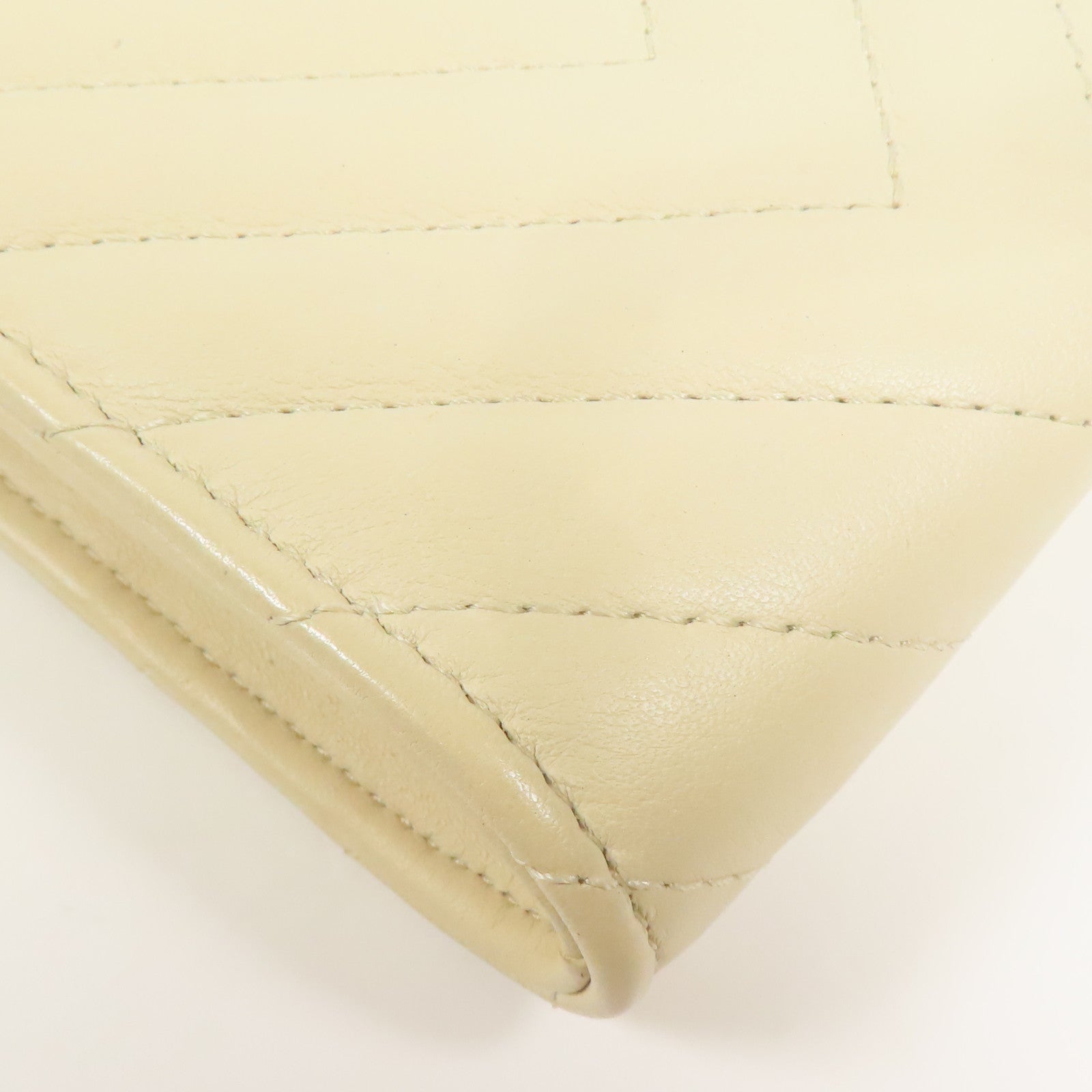 CHANEL 牛皮皮革Shoulder Bag銀扣鏈帶肩背袋