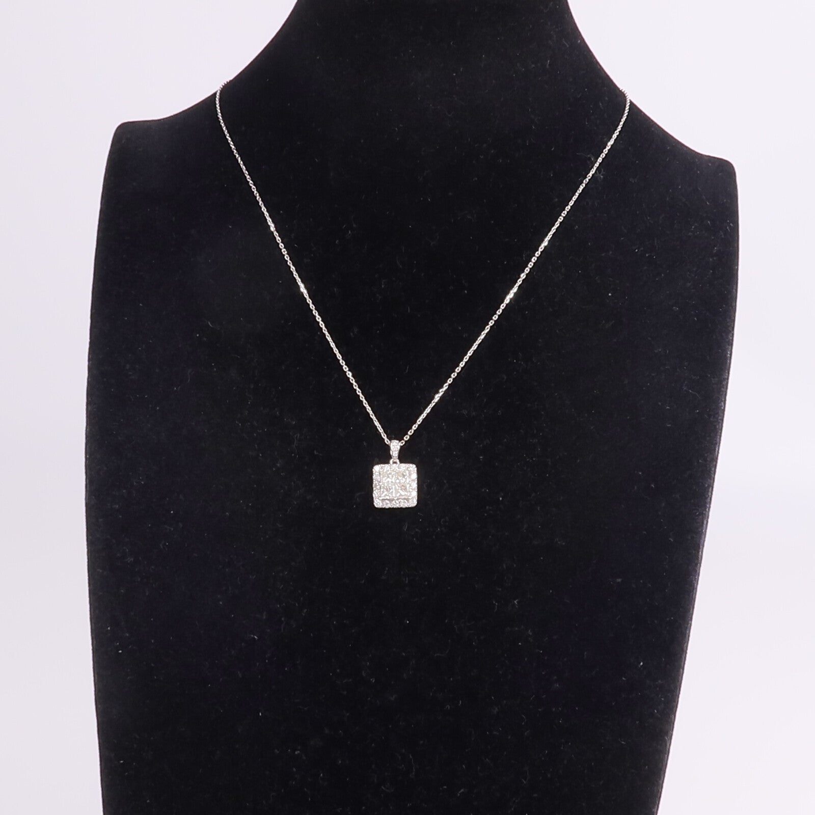JEWELRY 【激減優惠】18K白金Diamond Necklace鑽石項鍊