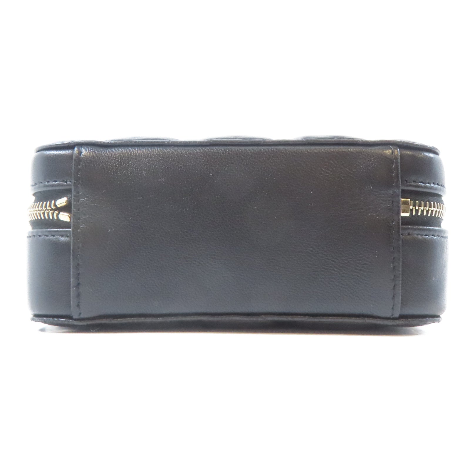 CHANEL 菱格羊皮皮革Chain Shoulder Bag金扣肩背袋黑色