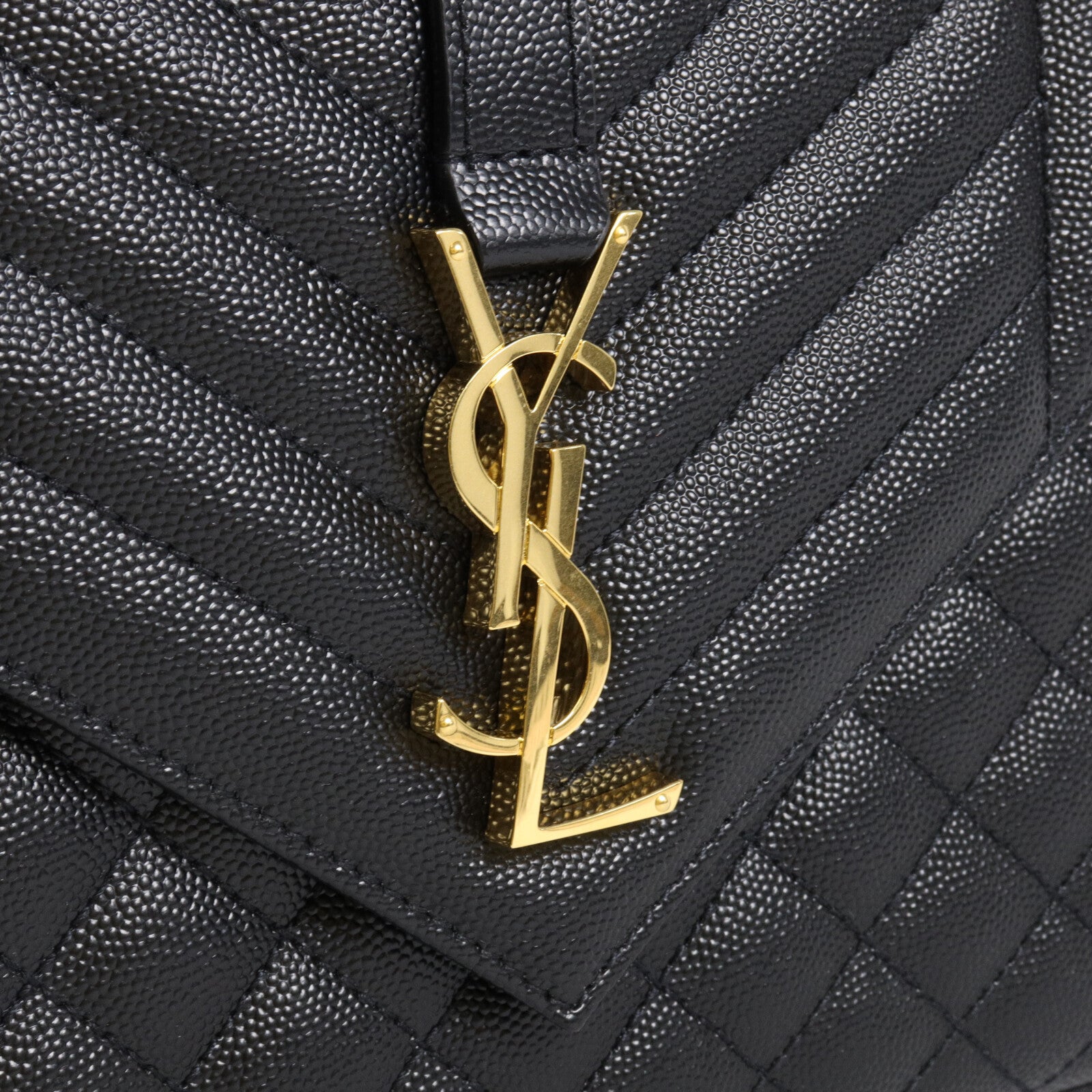 SAINT LAURENT 牛皮皮革Envelope Medium鏈帶肩背袋