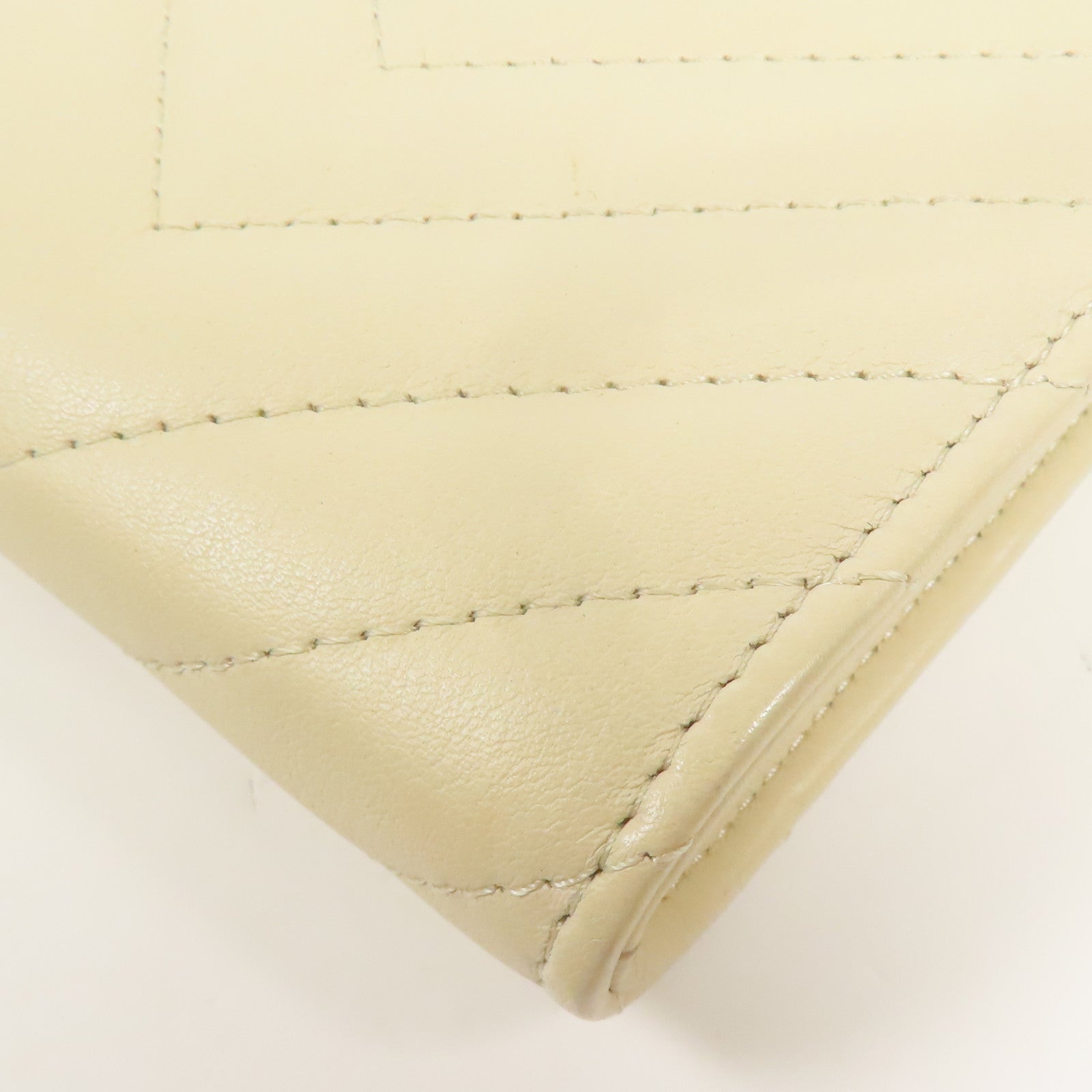 CHANEL 牛皮皮革Shoulder Bag銀扣鏈帶肩背袋