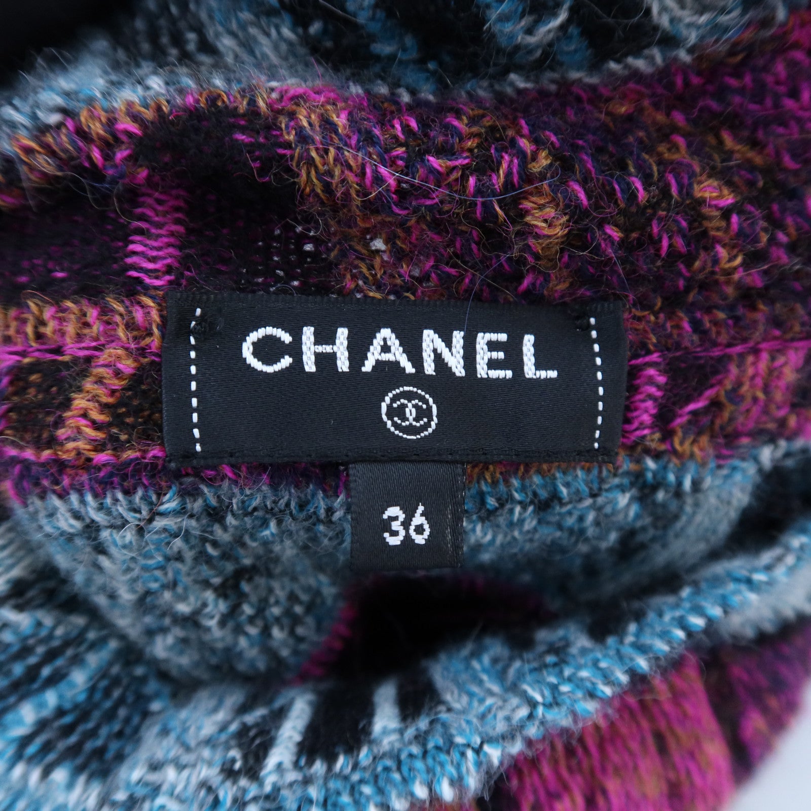 CHANEL Alpaca/Wool Knitting Sweater針織