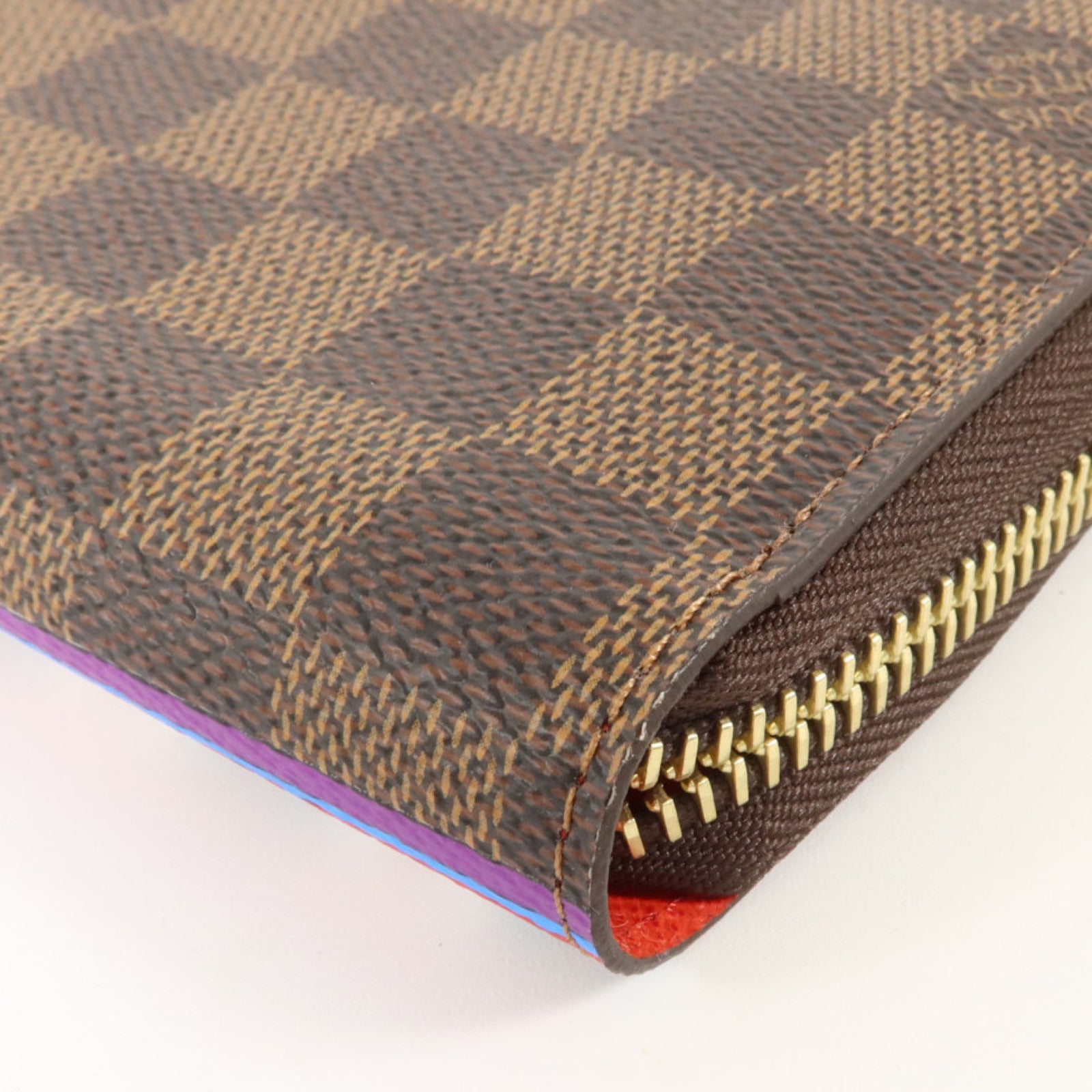 LOUIS VUITTON Damier Vivienne Bumper Cars Zippy Wallet金扣長錢包