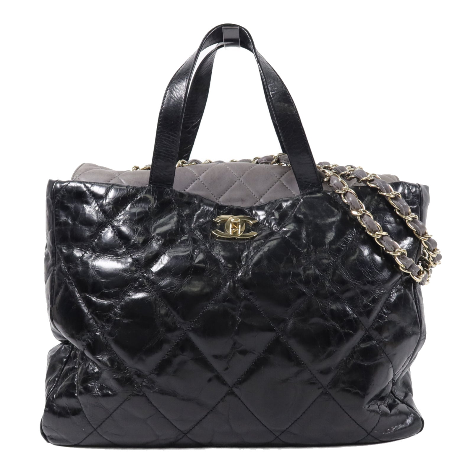 CHANEL 牛皮皮革2way Shoulder bag手挽肩背兩用袋