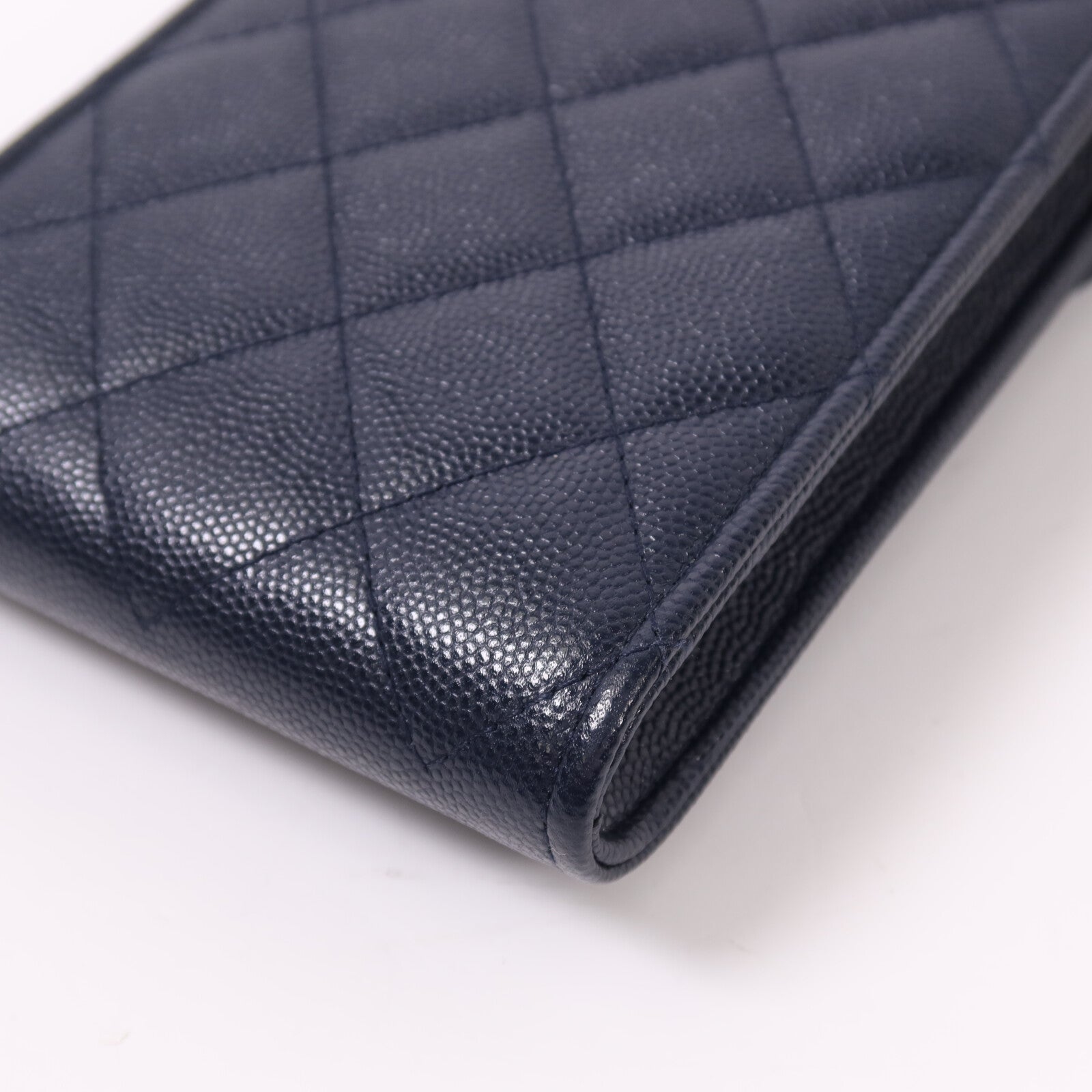 CHANEL 牛皮皮革CC Quilted Phone金扣鏈帶肩背袋