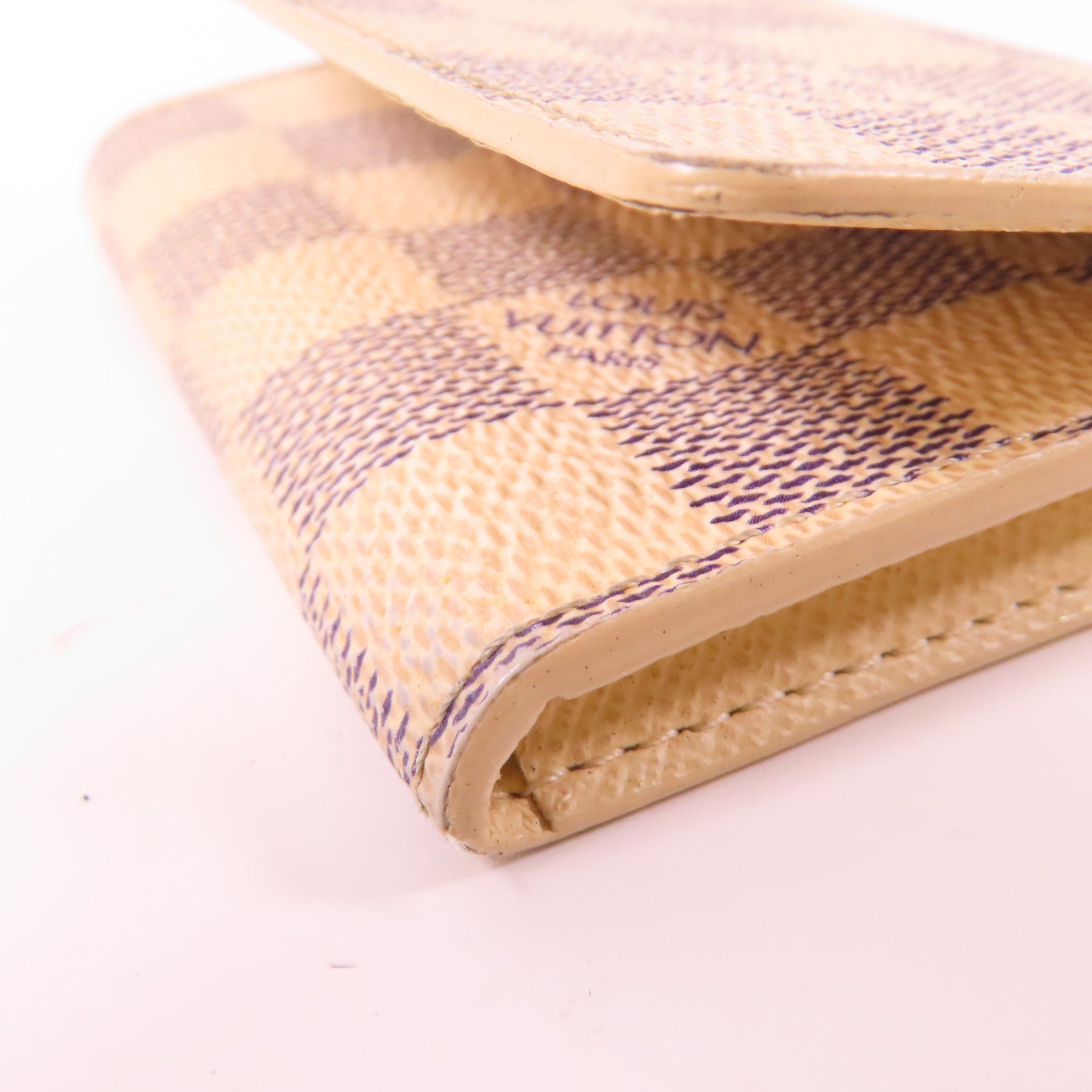 LOUIS VUITTON Damier Azur Card Case卡片套白色