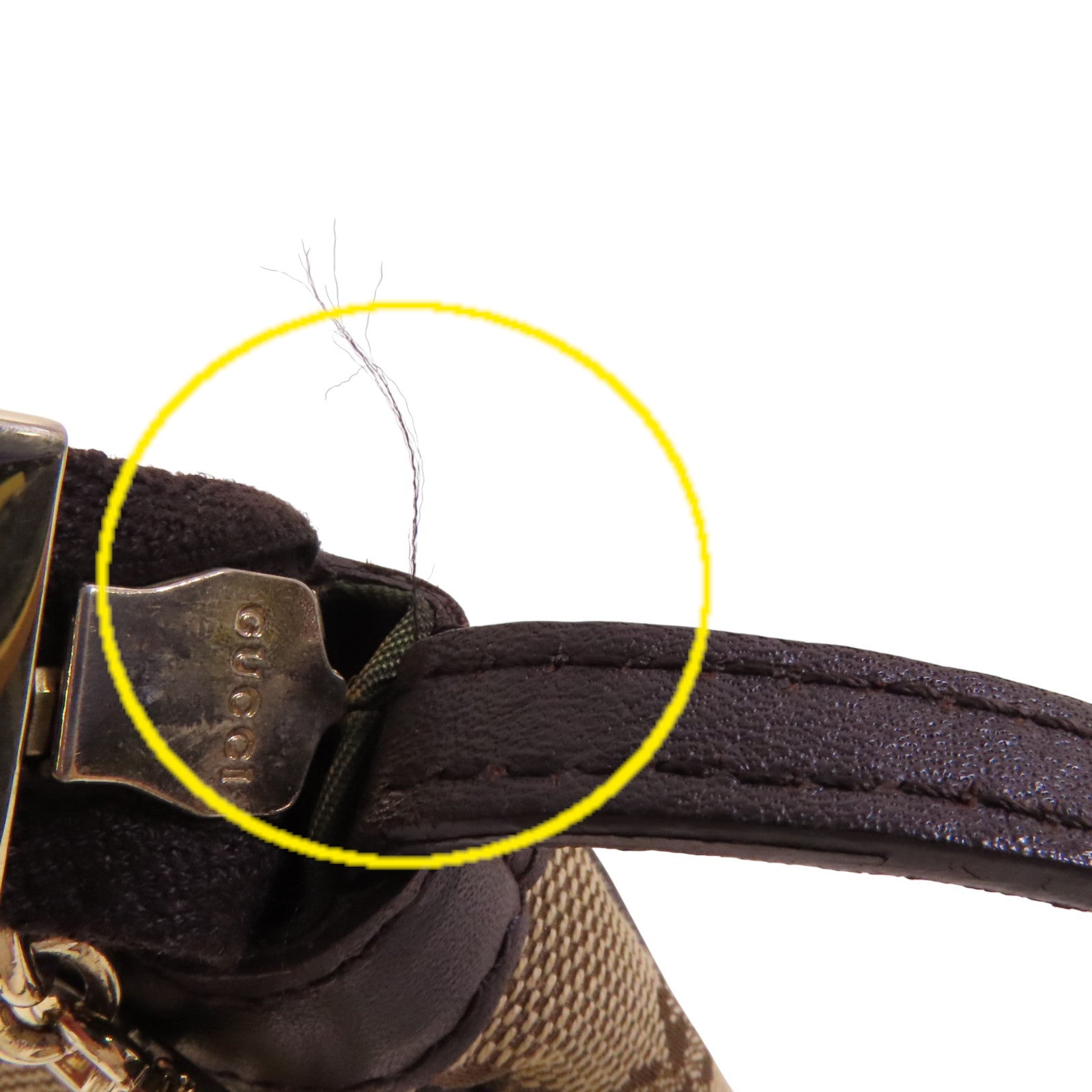 GUCCI GG帆布Mini Shoulder Bag金扣肩背袋