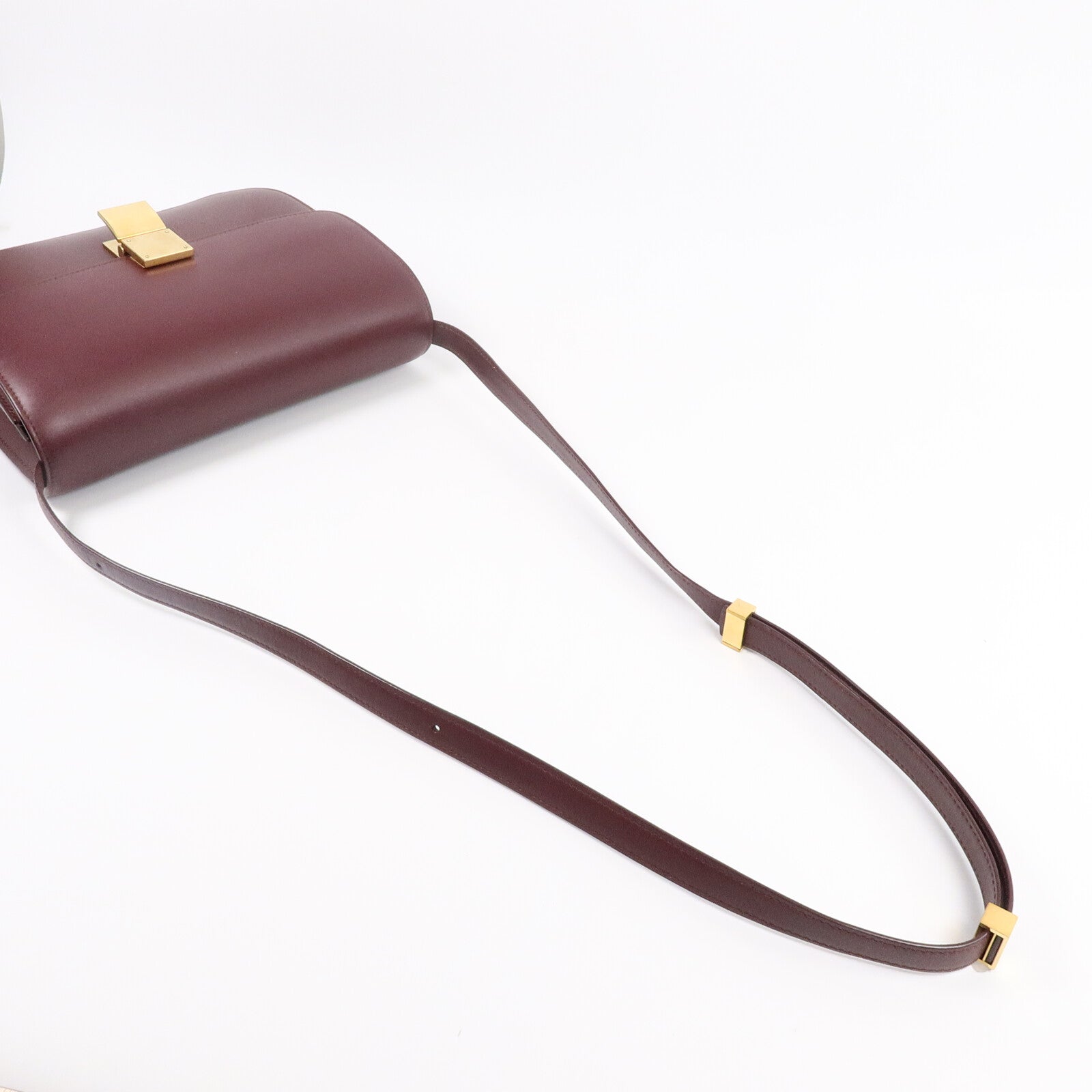 CELINE 牛皮皮革Classic Box Medium肩背袋