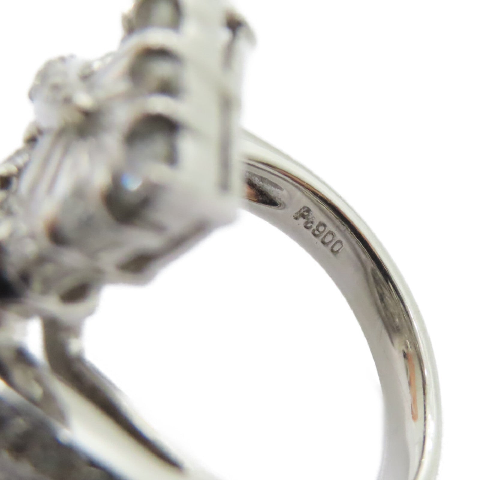 JEWELRY PT900鉑金Diamond Ring 2.66ct鑽石戒指US#5