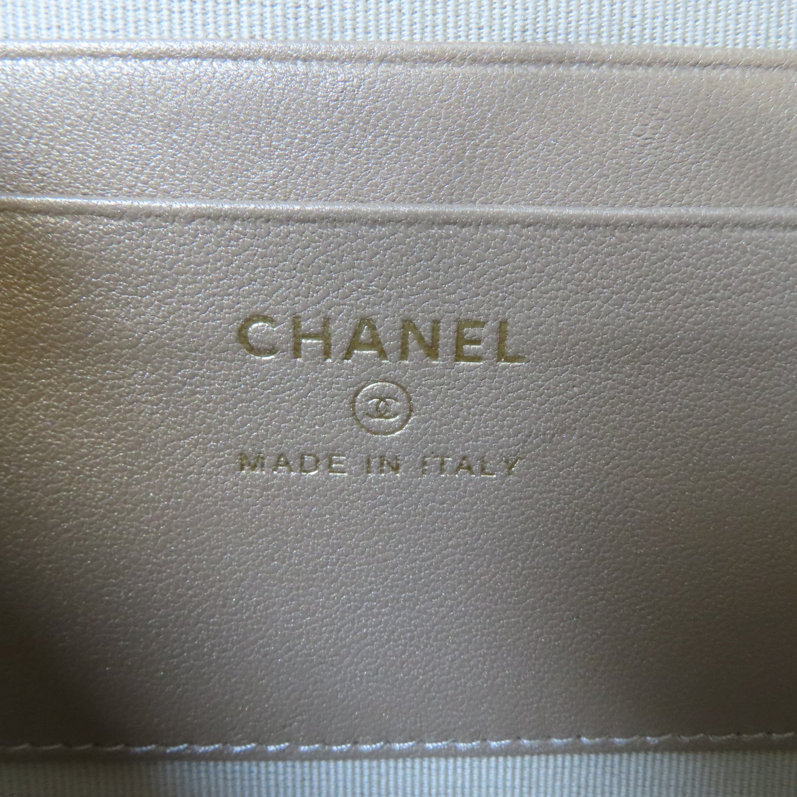 CHANEL 菱格羊皮皮革Chain Shoulder Bag金扣肩背袋黑色