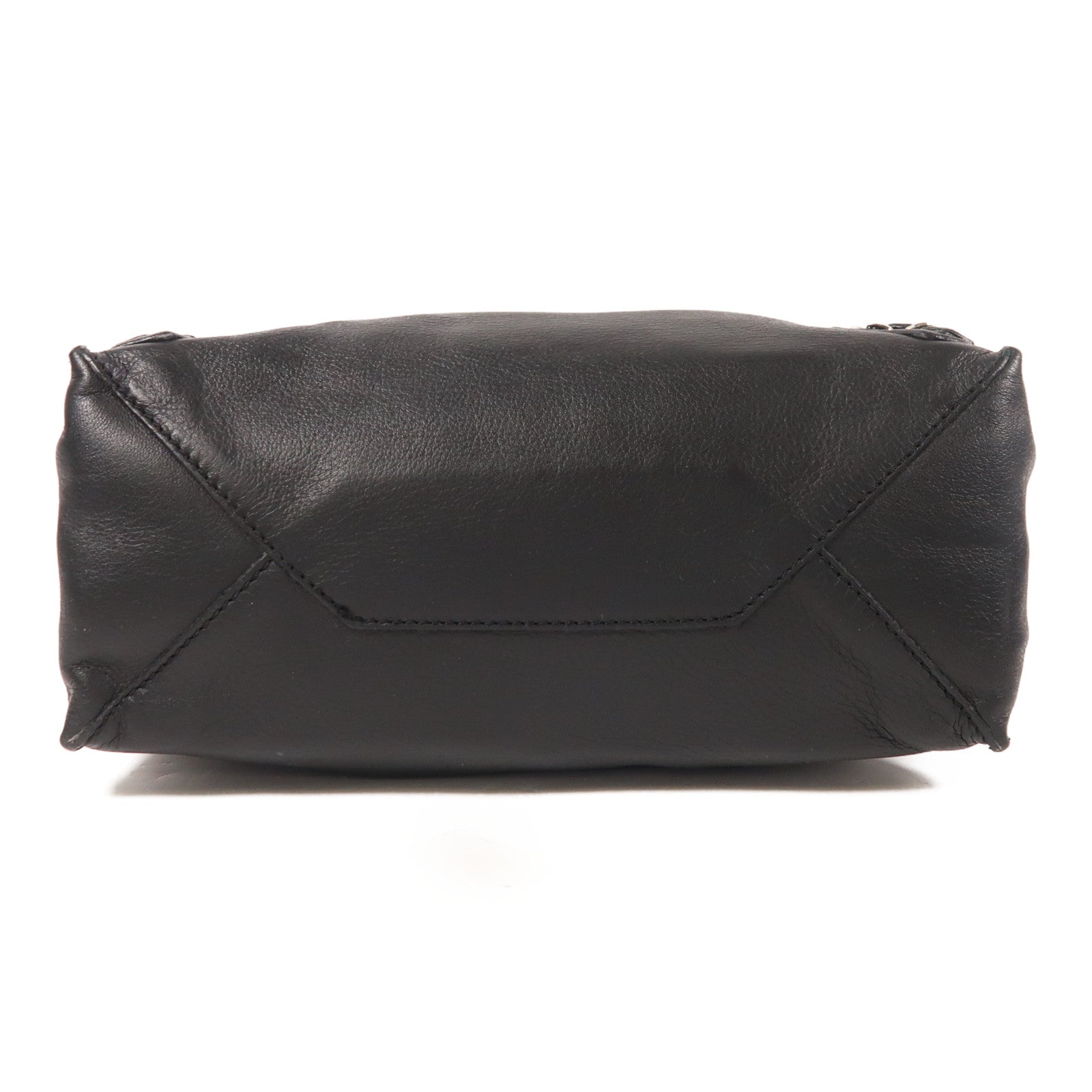 BALENCIAGA 牛皮皮革Papier Mini銀扣手挽肩背兩用袋