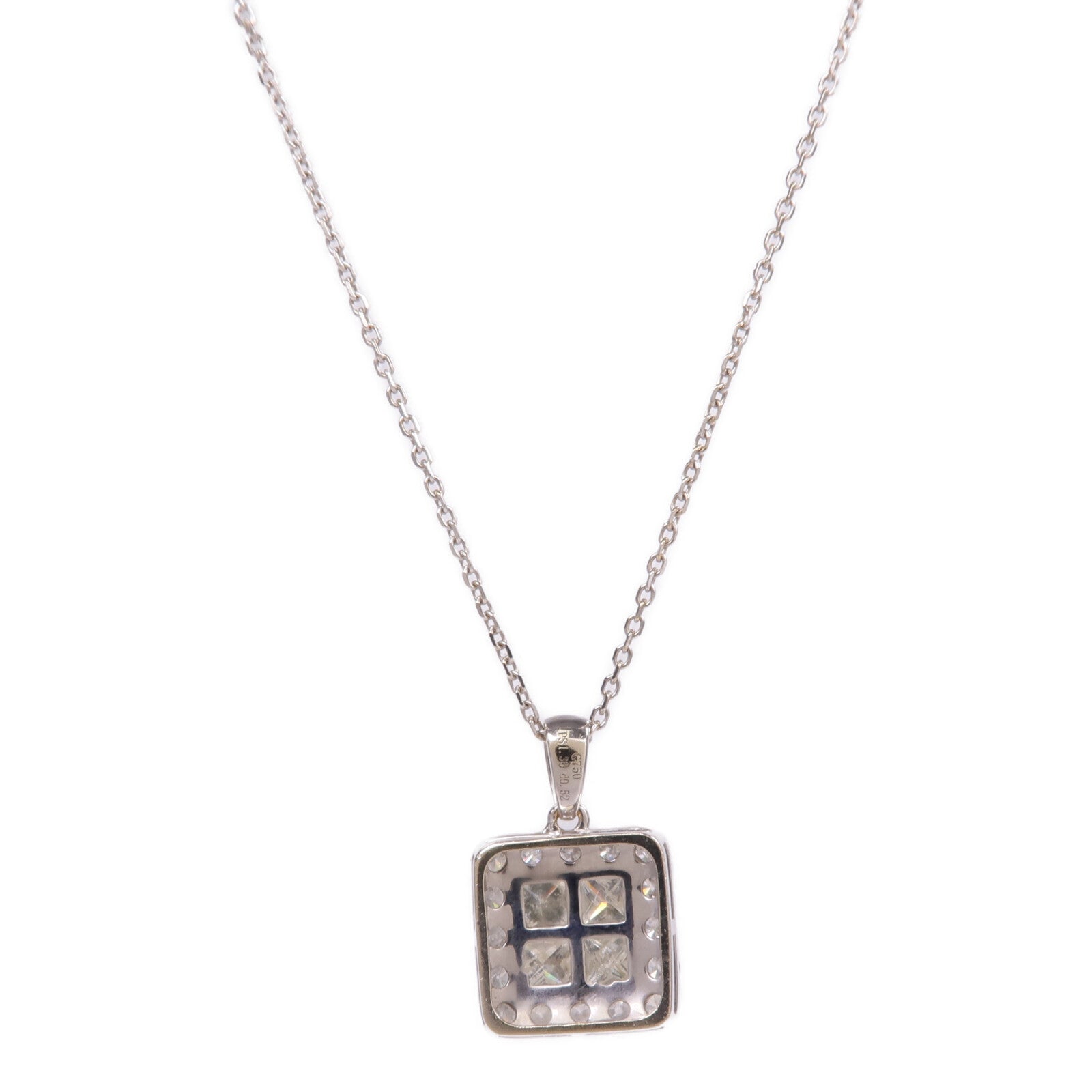 JEWELRY 18K白金Diamond Necklace鑽石項鍊
