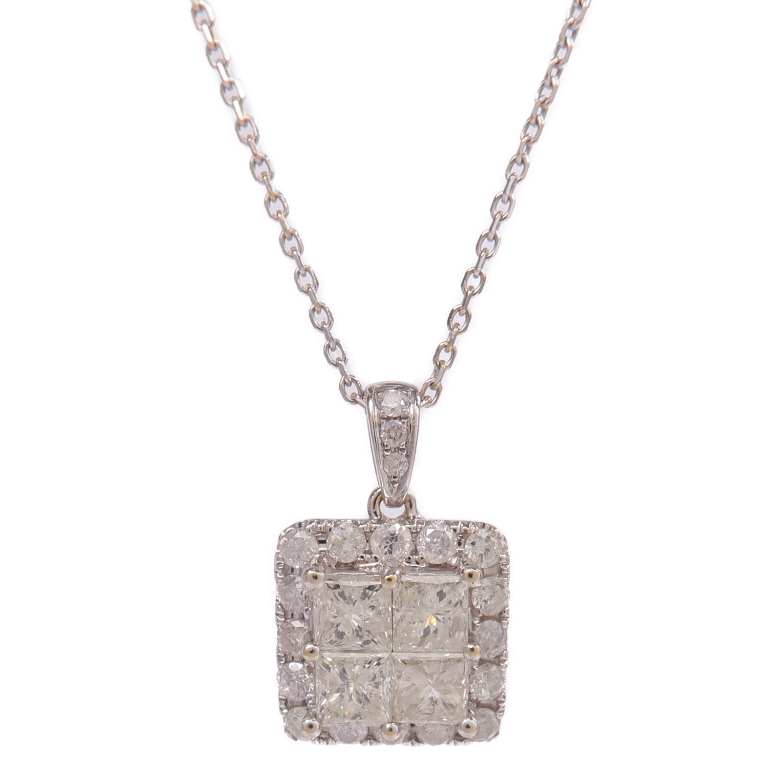 JEWELRY 【激減優惠】18K白金Diamond Necklace鑽石項鍊
