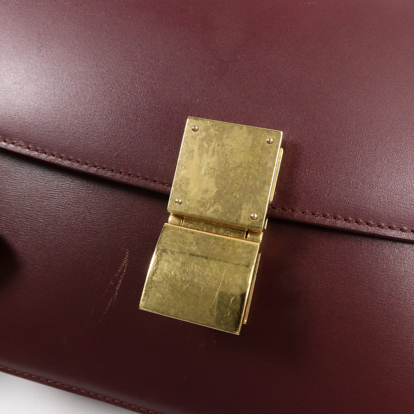 CELINE 牛皮皮革Classic Box Medium肩背袋