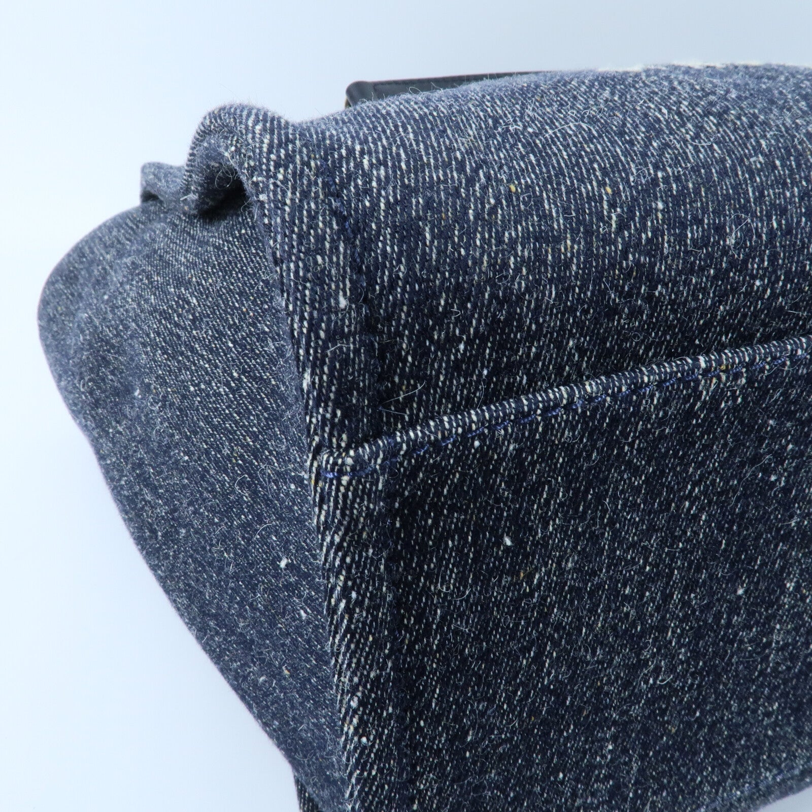 CHANEL 帆布Deauville Tote銀扣鏈帶手挽肩背兩用袋