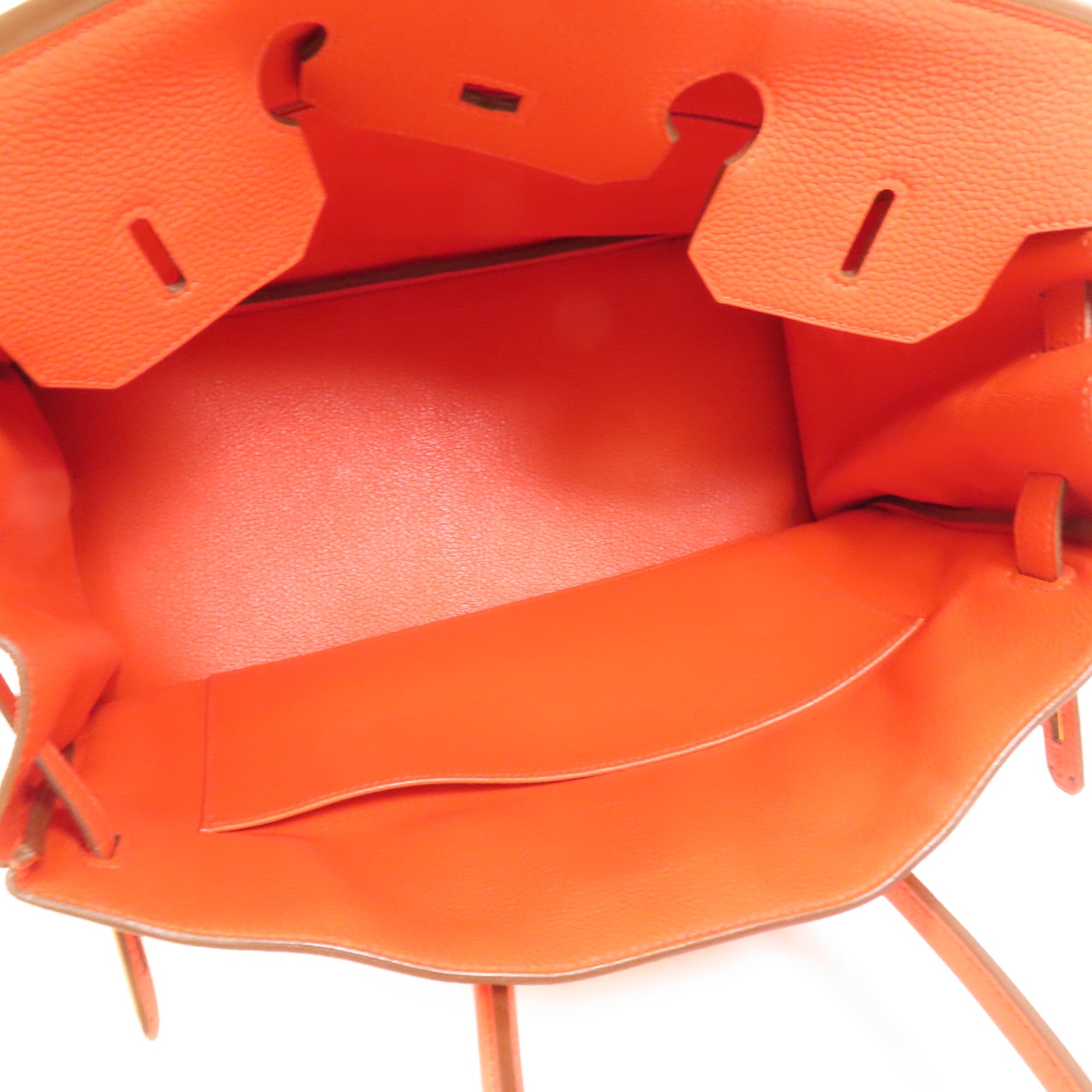 HERMES Togo皮革Birkin 35金扣手挽袋Capucine