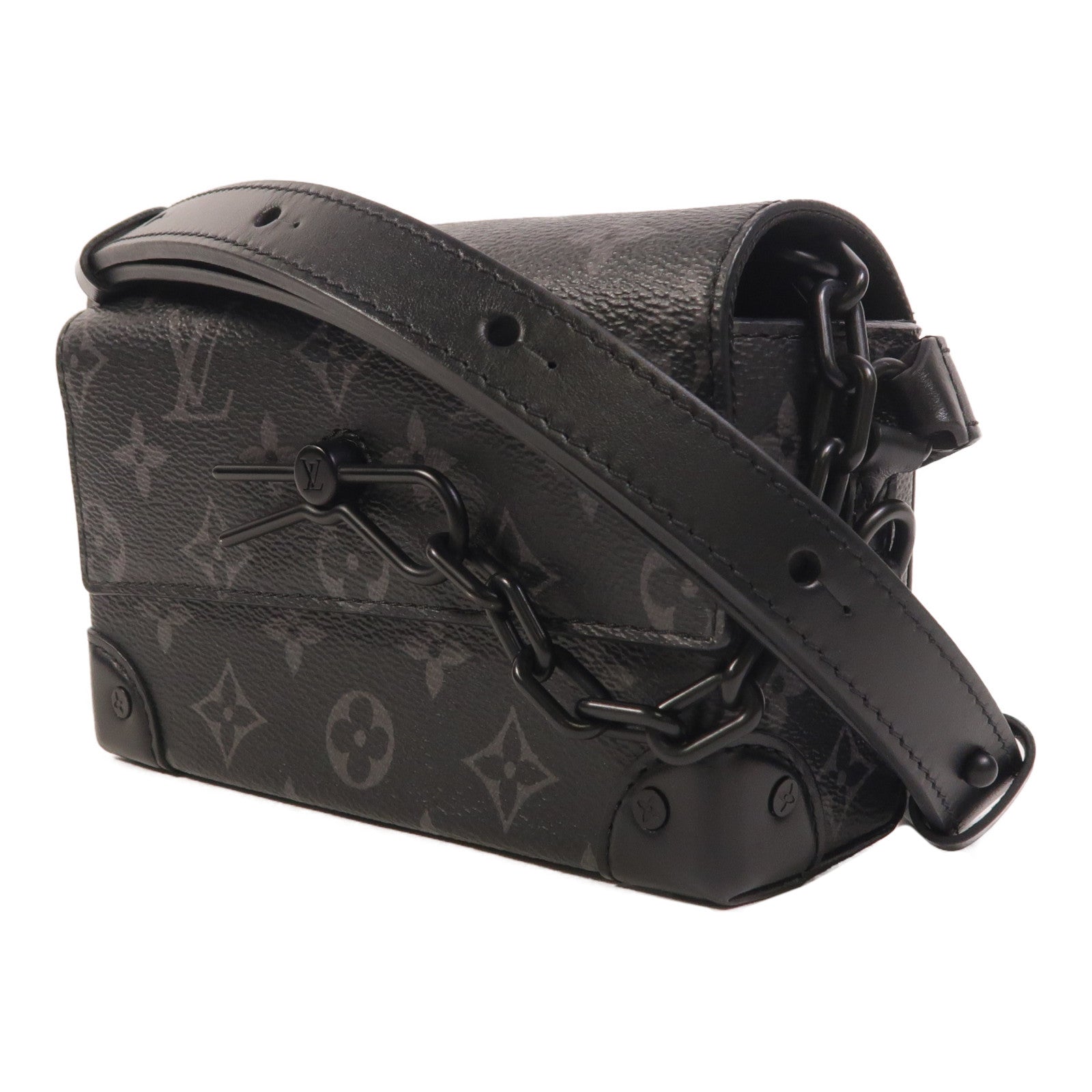 LOUIS VUITTON Monogram Eclipse Steamer Wearable Wallet肩背袋