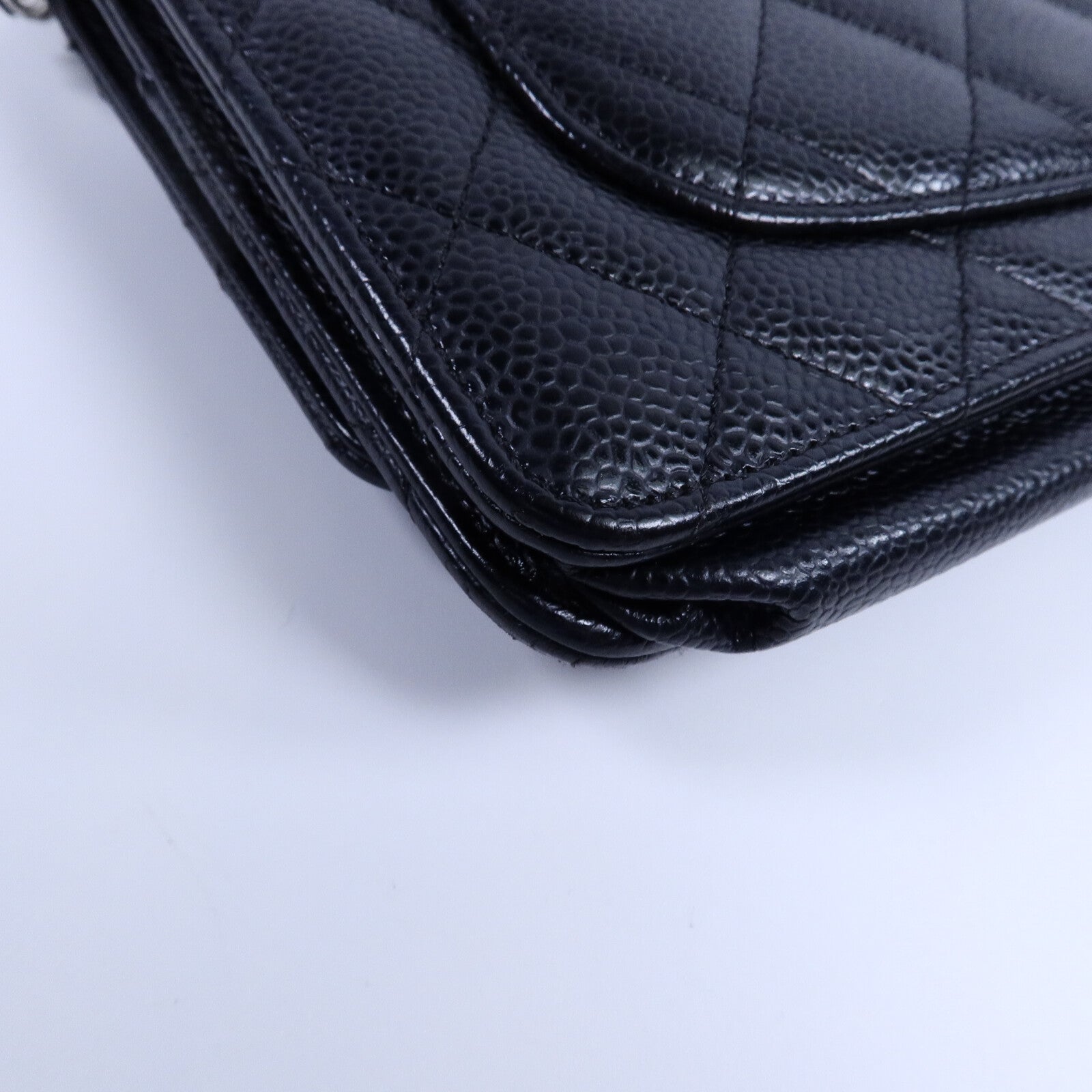 CHANEL 牛皮皮革WOC Wallet On Chain鏈帶肩背袋
