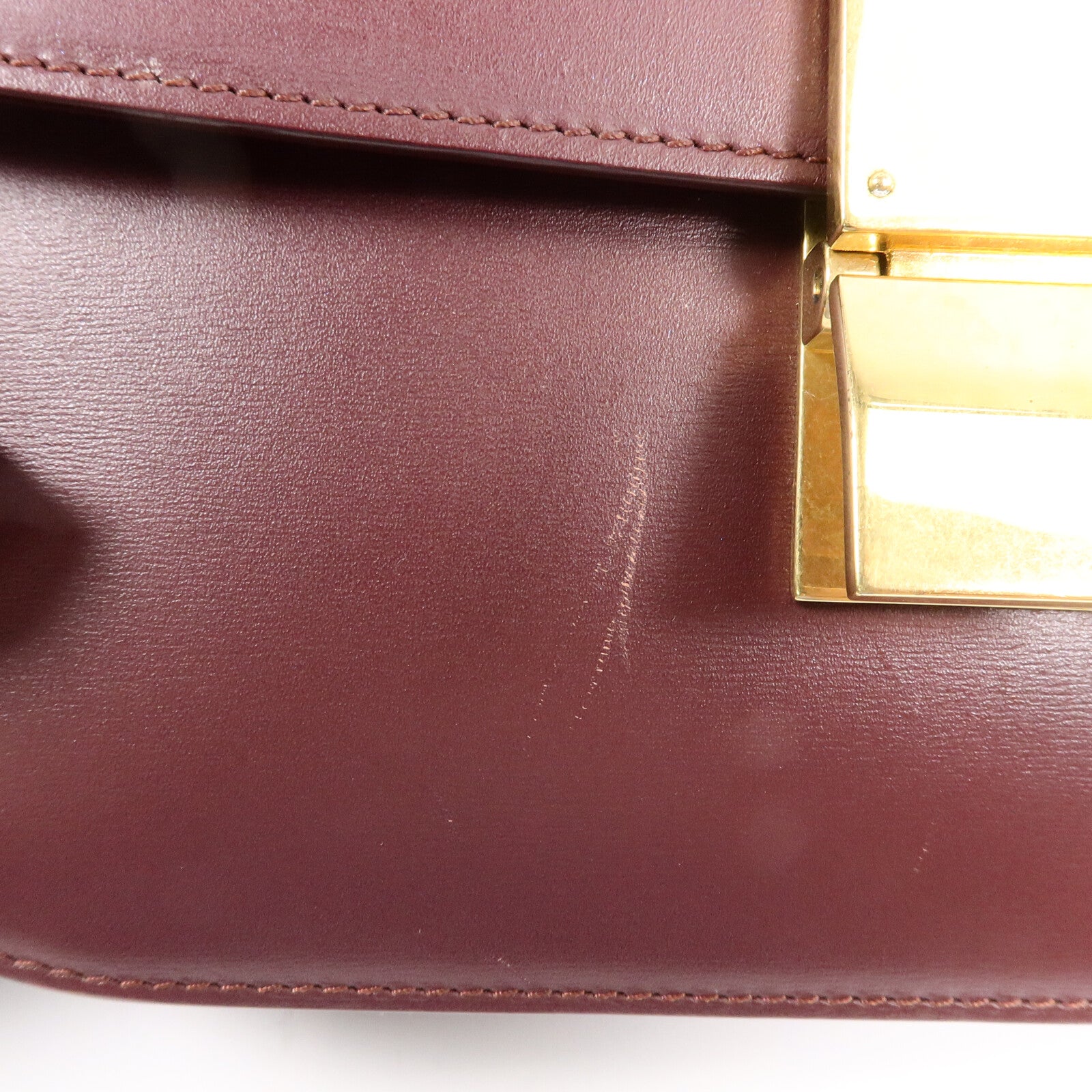 CELINE 牛皮皮革Classic Box Medium肩背袋