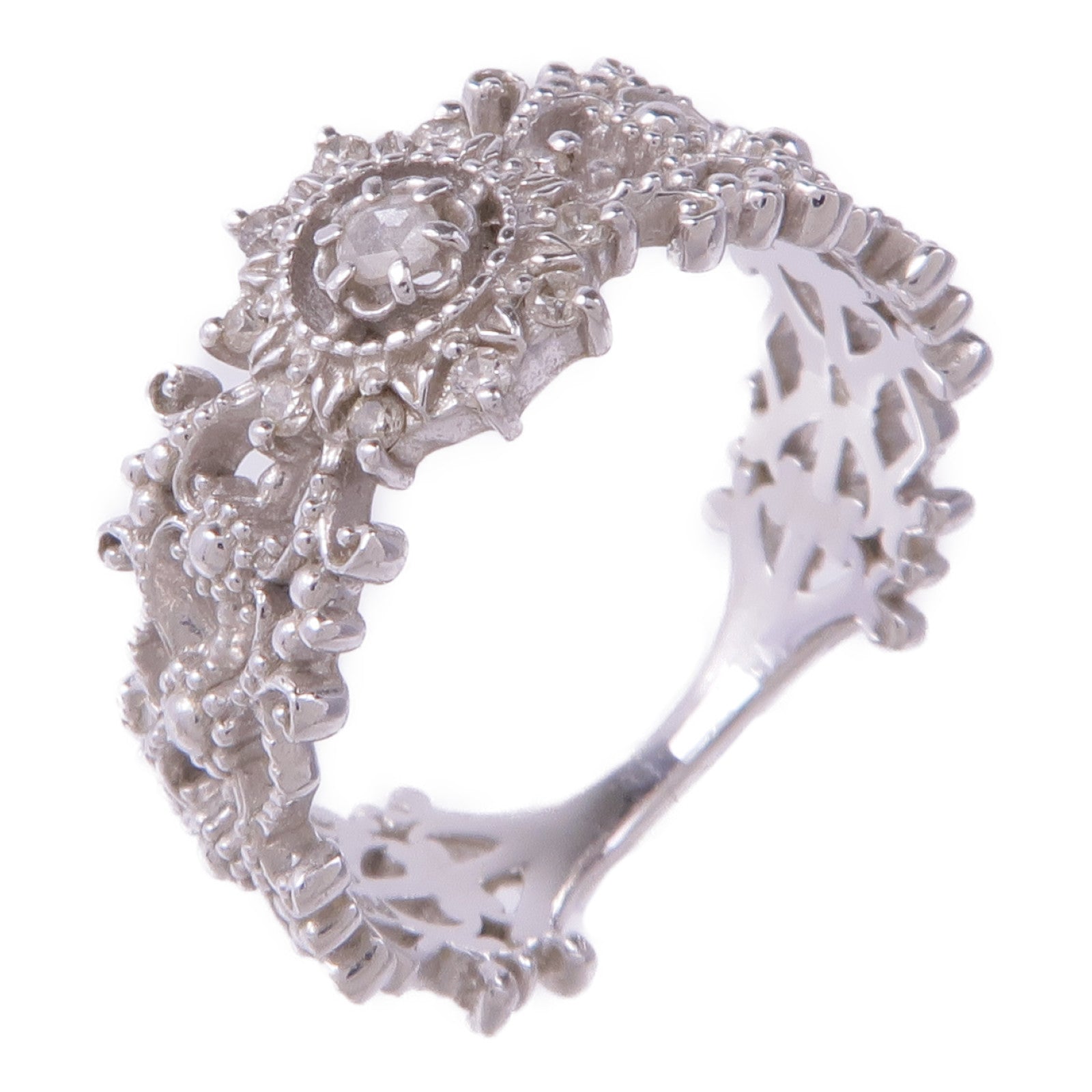 JEWELRY 【激減優惠】PT900鉑金Diamond Ring鑽石戒指US#5.25