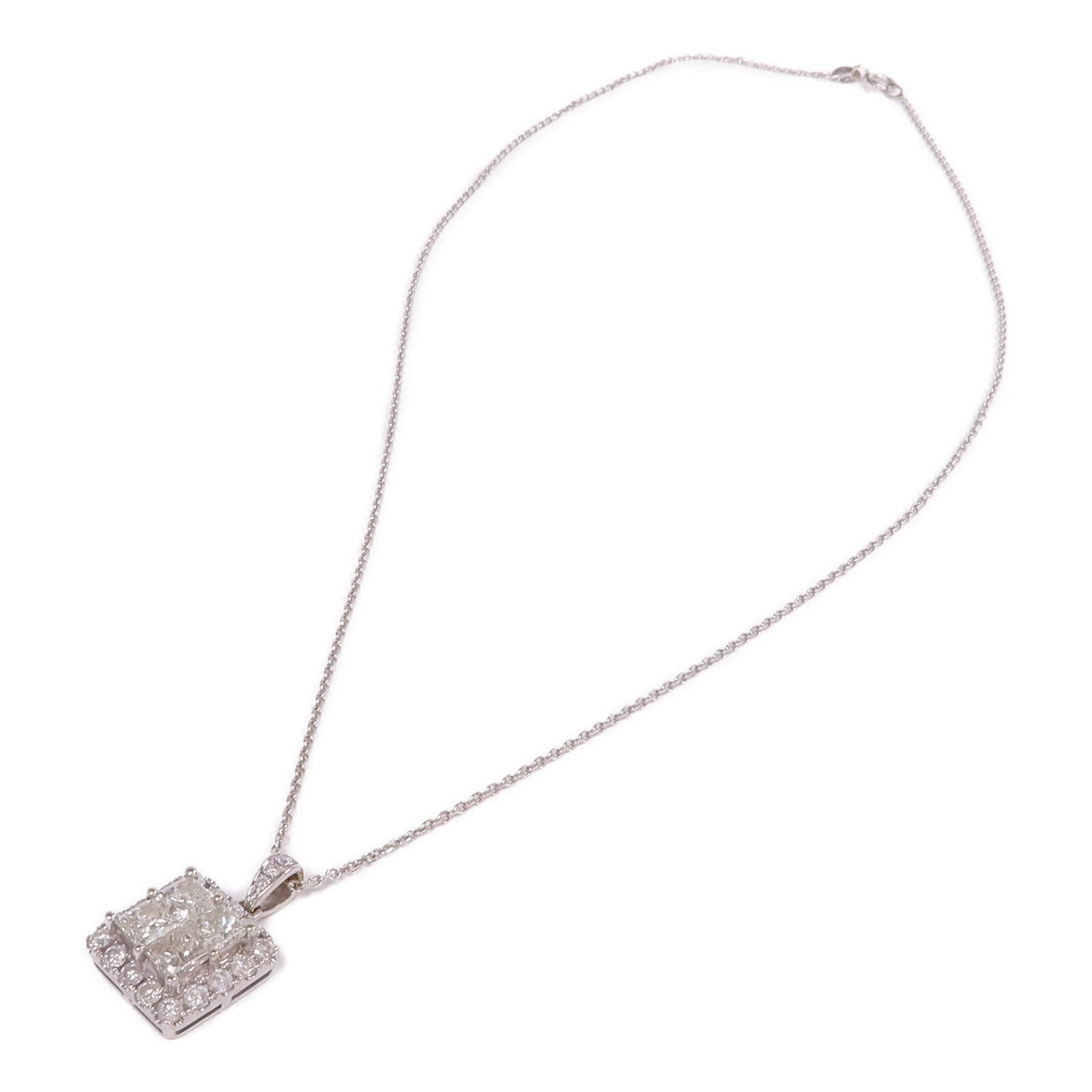 JEWELRY 【激減優惠】18K白金Diamond Necklace鑽石項鍊
