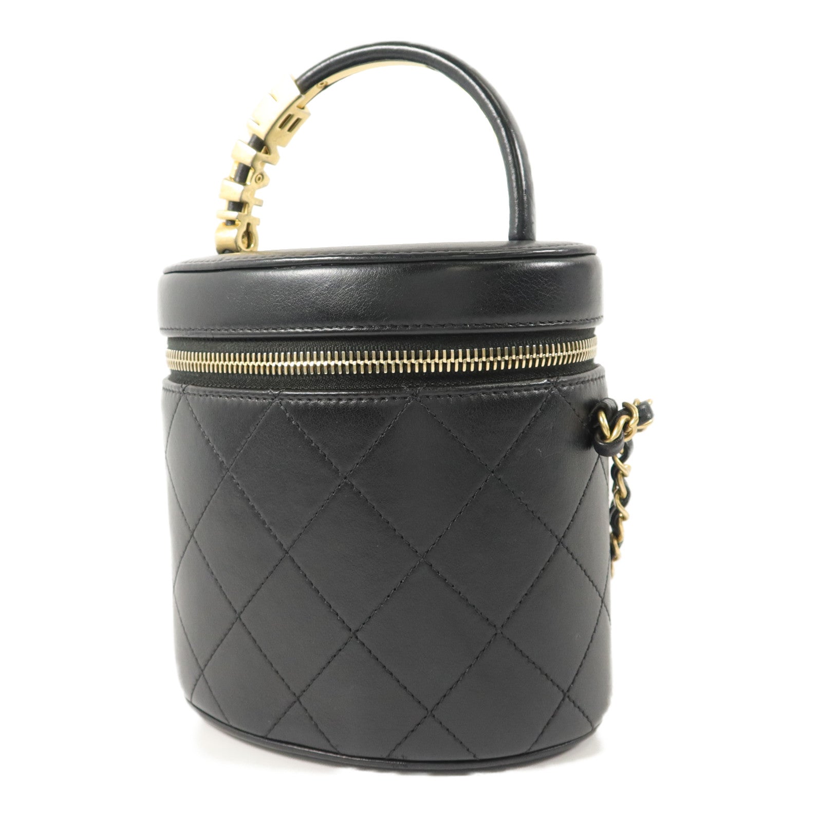 CHANEL 羊皮皮革Vanity Case手挽肩背兩用袋