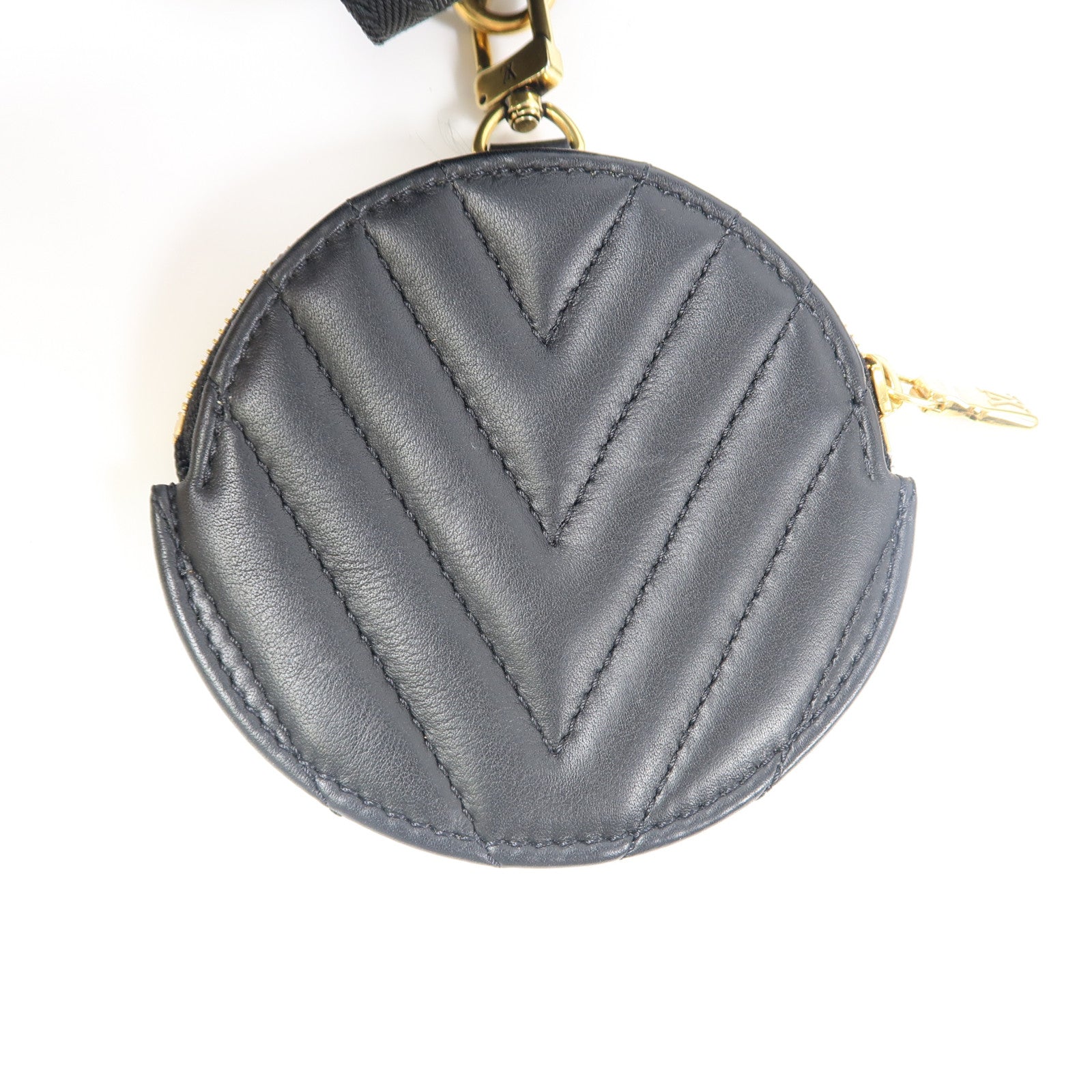 LOUIS VUITTON 牛皮皮革New Wave金扣手挽肩背兩用袋黑色