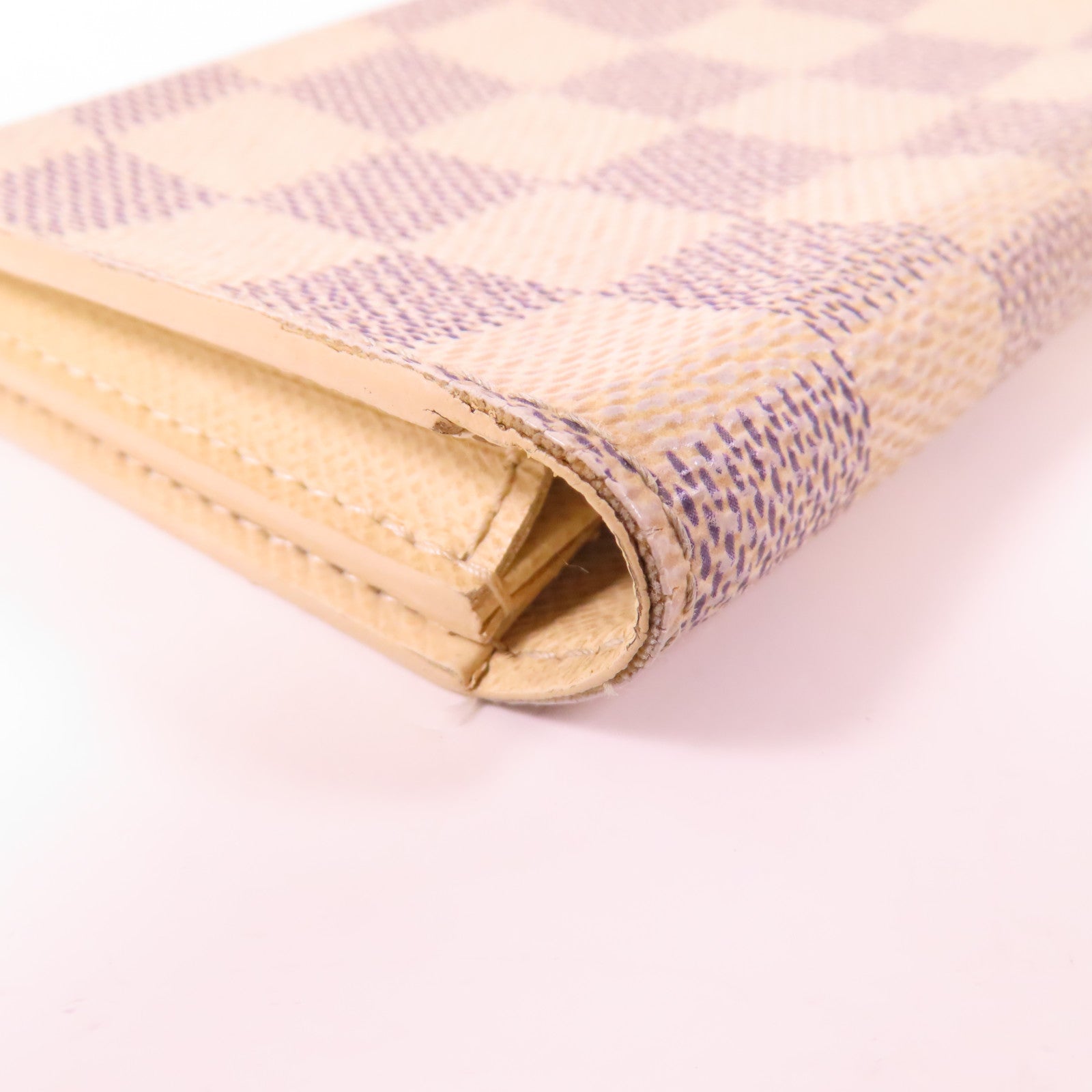 LOUIS VUITTON Damier Azur Card Case卡片套白色
