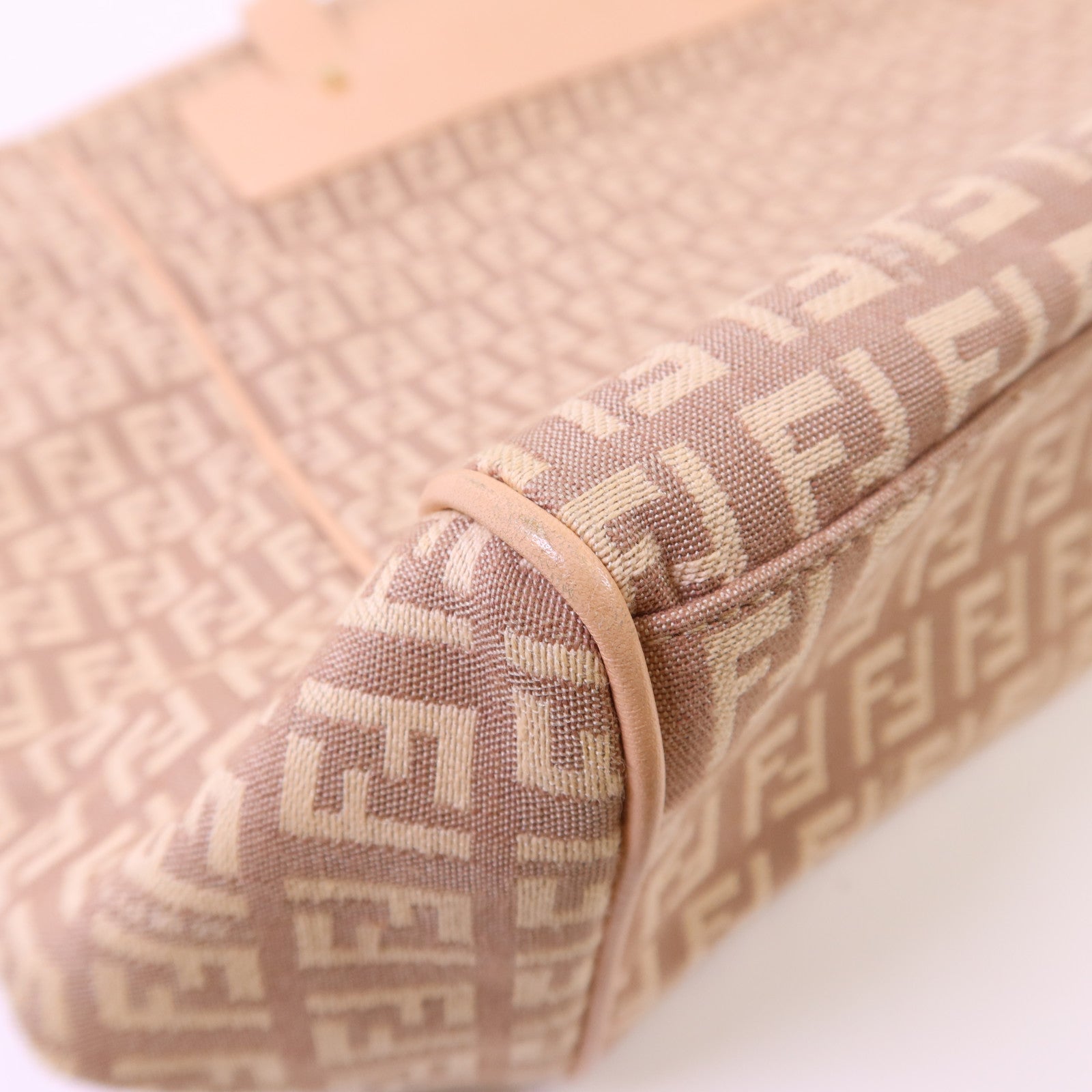 FENDI 帆布Tote Bag金扣手挽袋