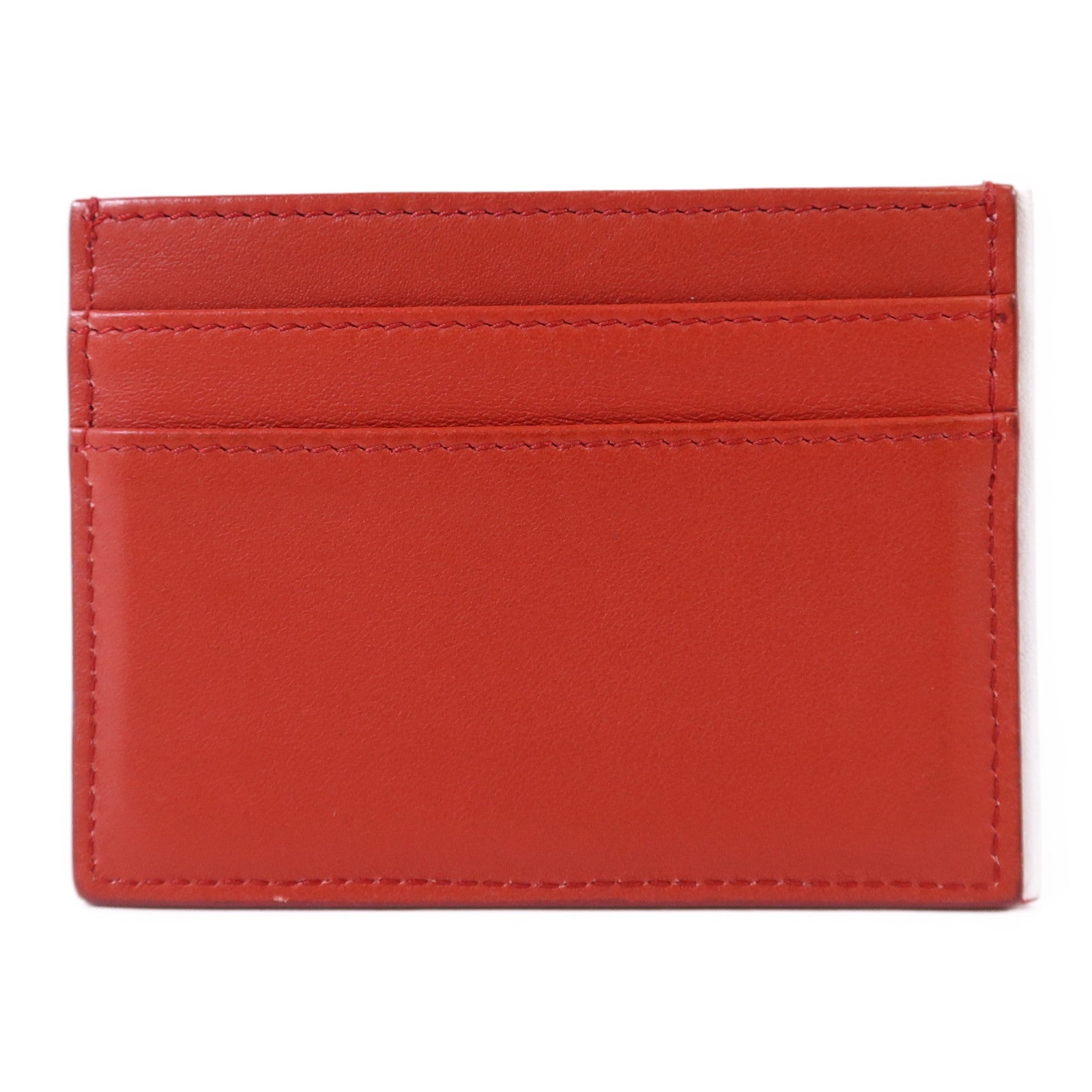 Dior 牛皮皮革Card Holder銀扣卡片套