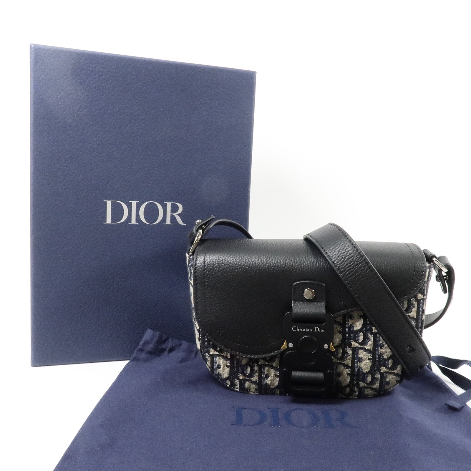 Dior 帆布Saddle Mini肩背袋