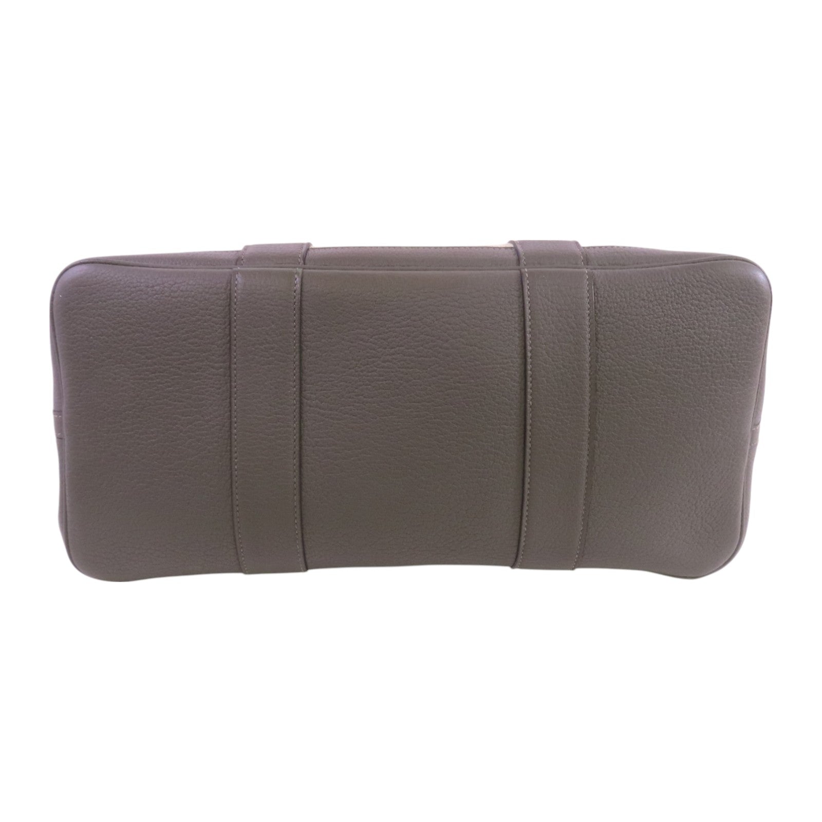 HERMES 【激減優惠】帆布GardenParty PM銀扣手挽袋