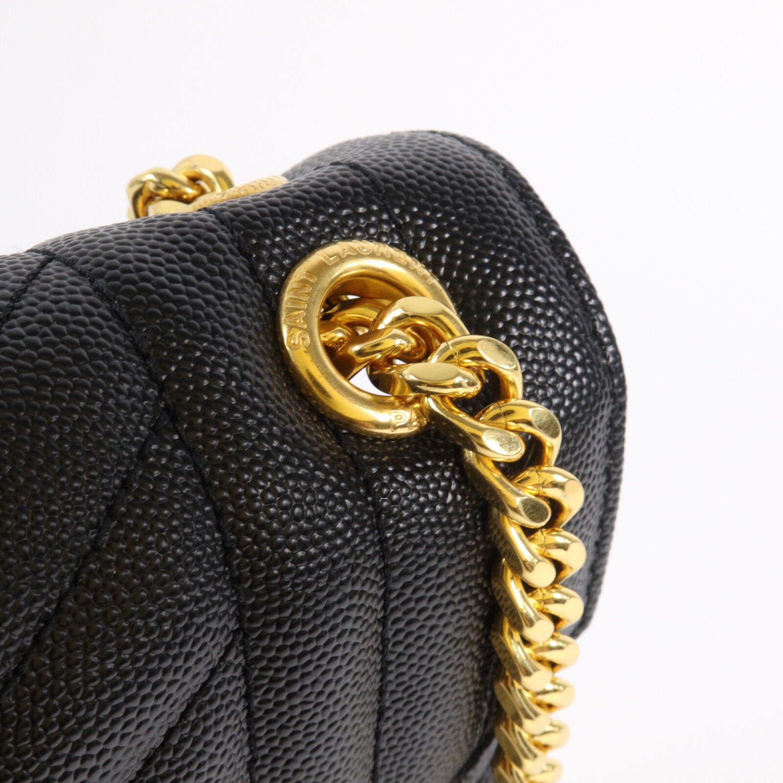 SAINT LAURENT 牛皮皮革Envelope Medium鏈帶肩背袋