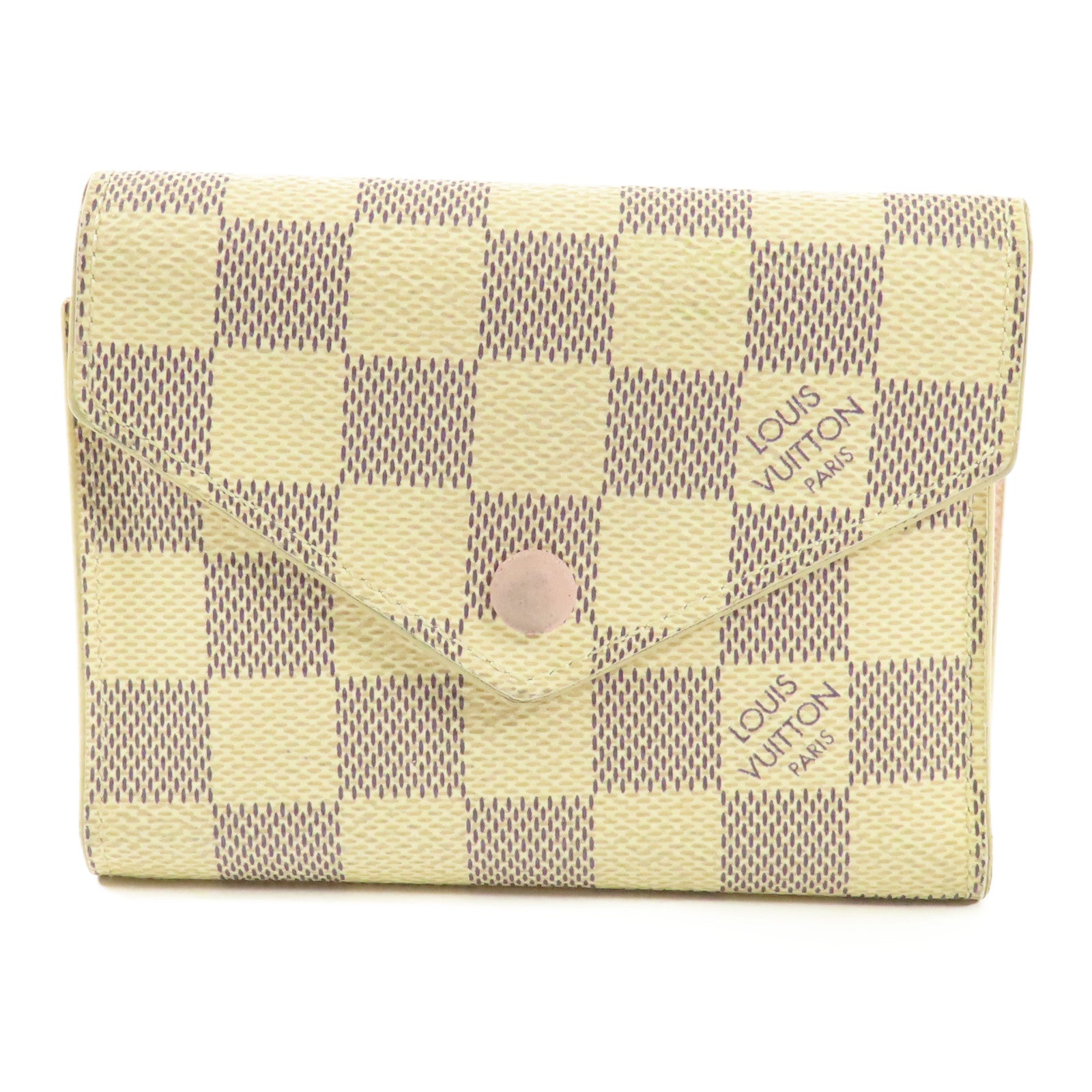 LOUIS VUITTON Damier Azur Victorine Wallet錢包