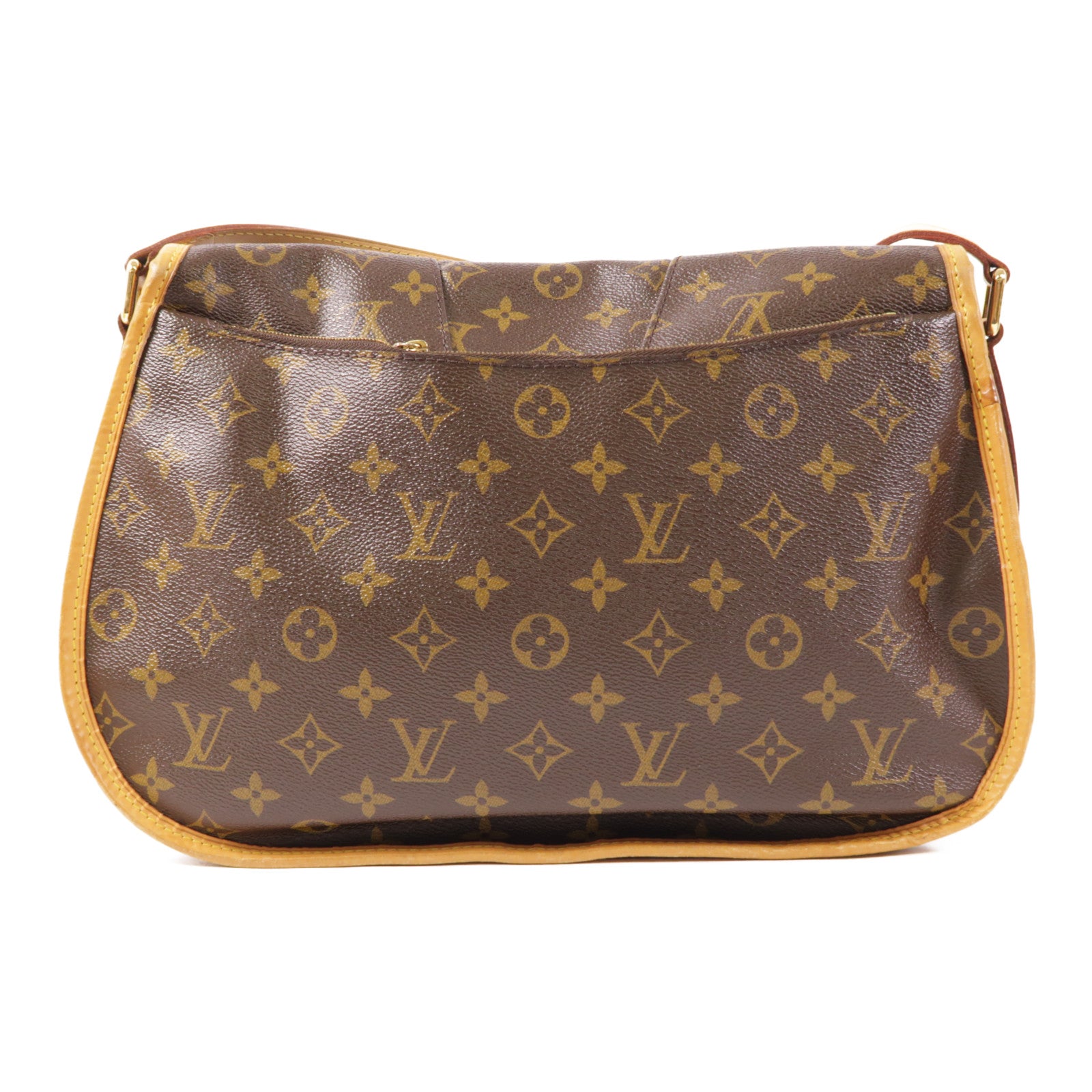 LOUIS VUITTON Monogram Menilmontant MM金扣肩背袋棕色