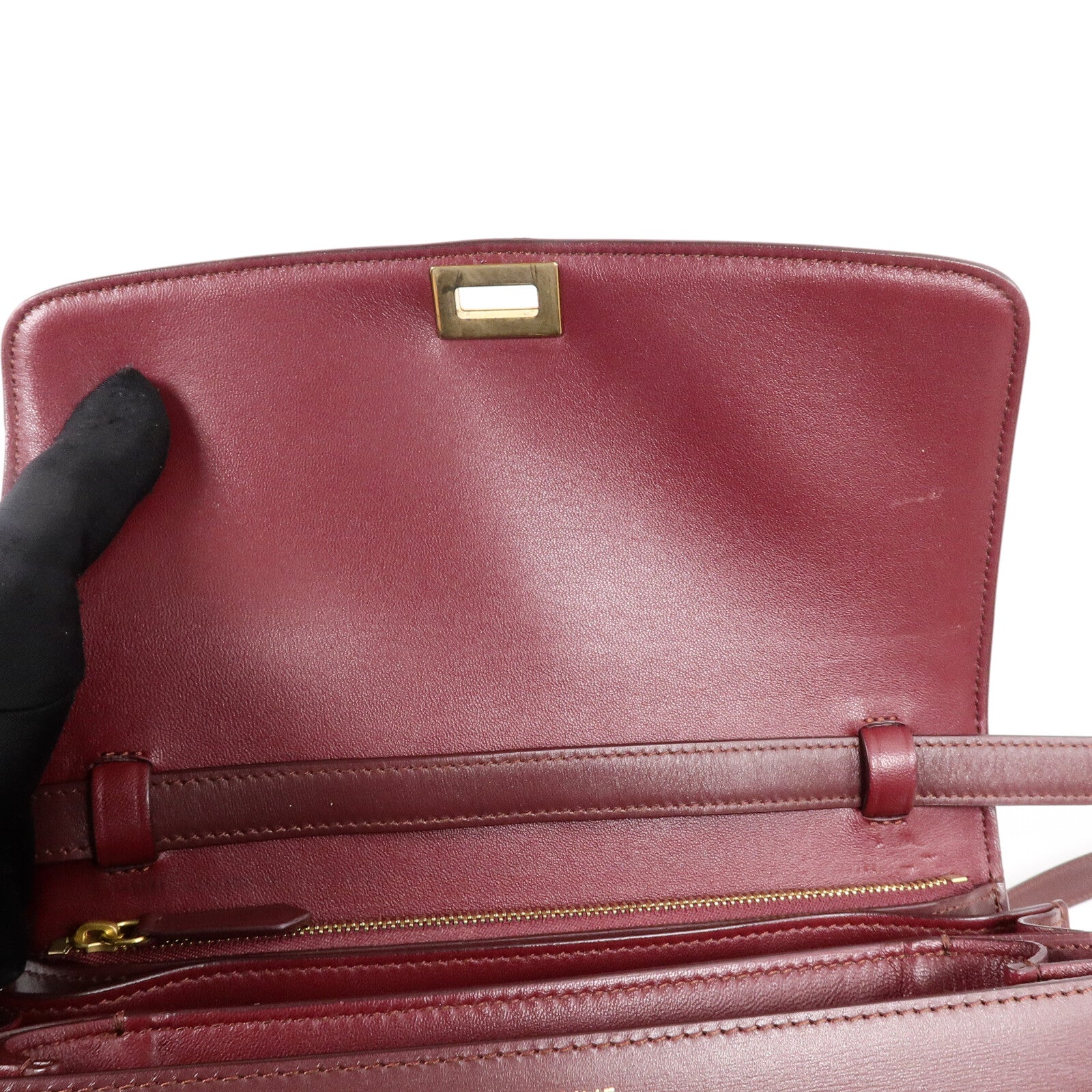 CELINE 牛皮皮革Classic Box Medium肩背袋
