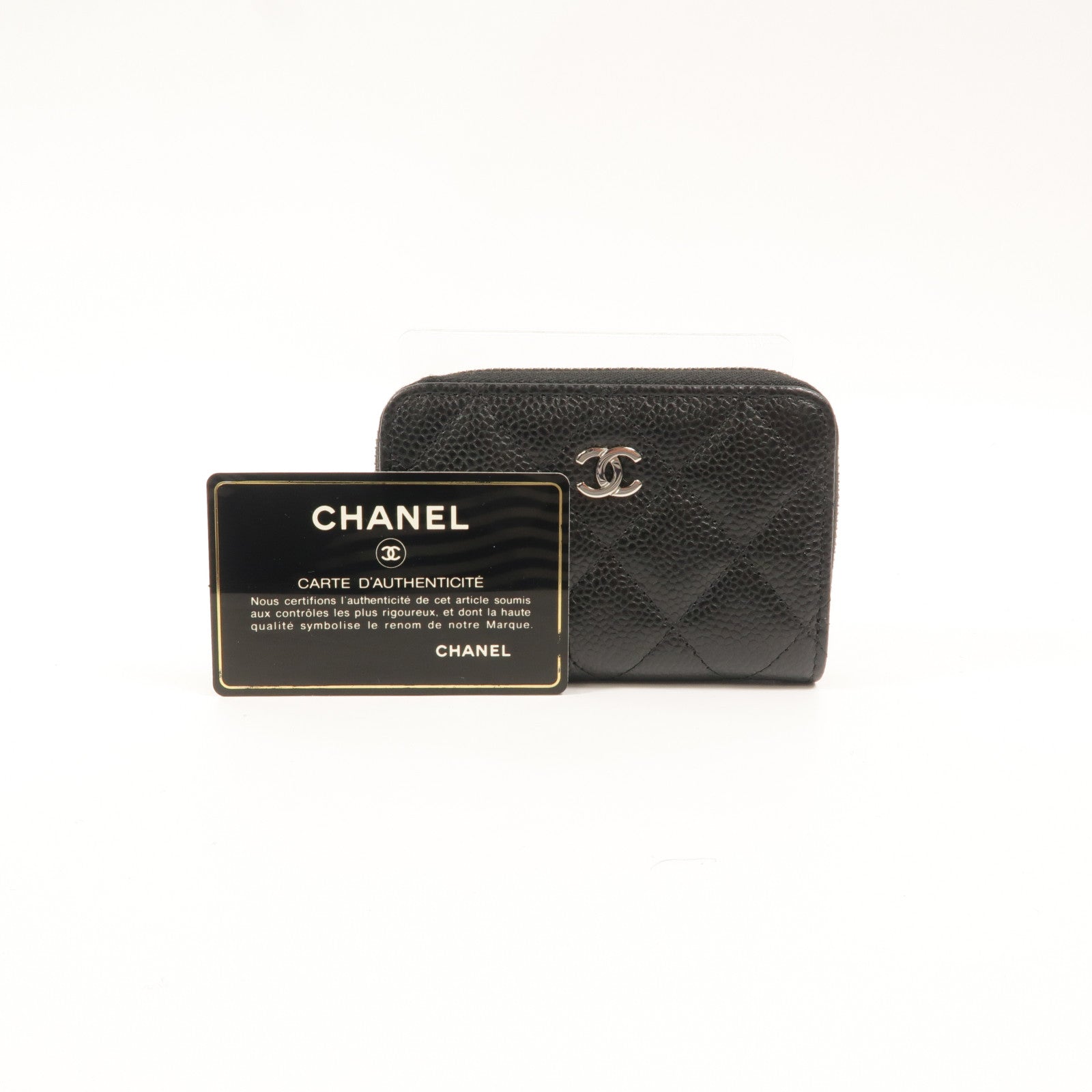 CHANEL 牛皮皮革Classic Zipped Coin Purse零錢包