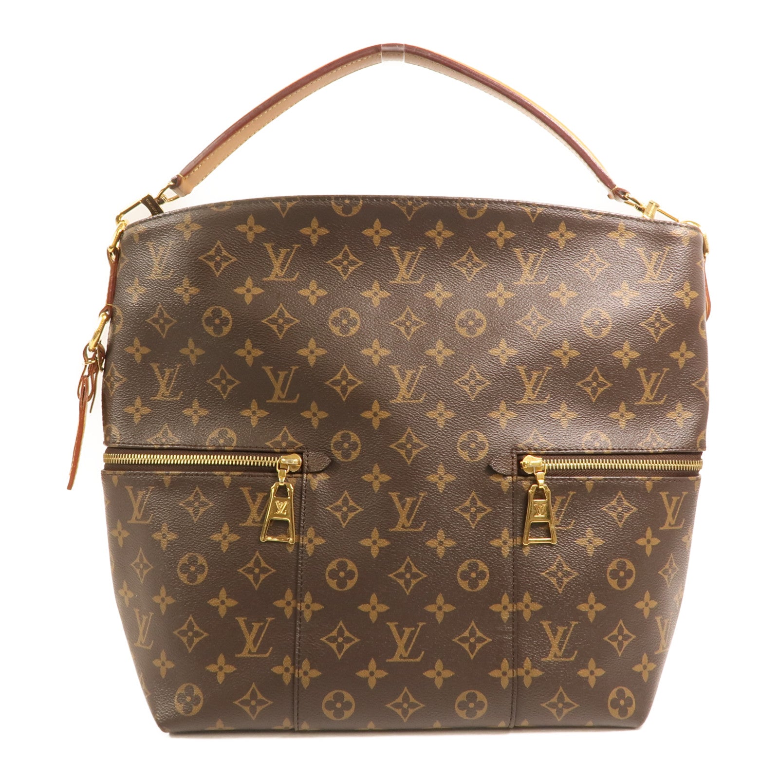LOUIS VUITTON Monogram Melie金扣手挽袋
