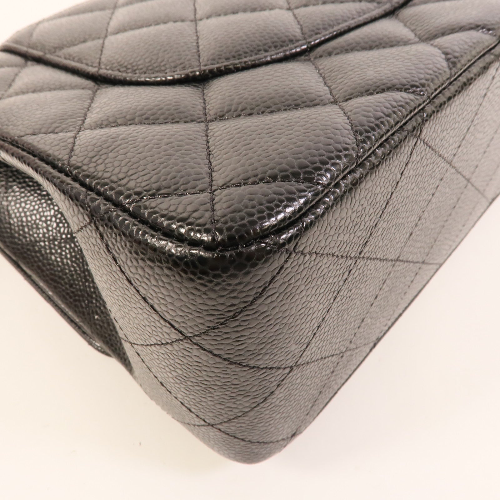 CHANEL 牛皮皮革Large Classic鏈帶肩背袋