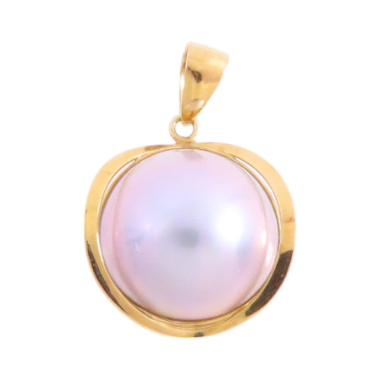 JEWELRY 18K黃金/珍珠/珍珠母Pearl Pendant Top吊墜頭扣