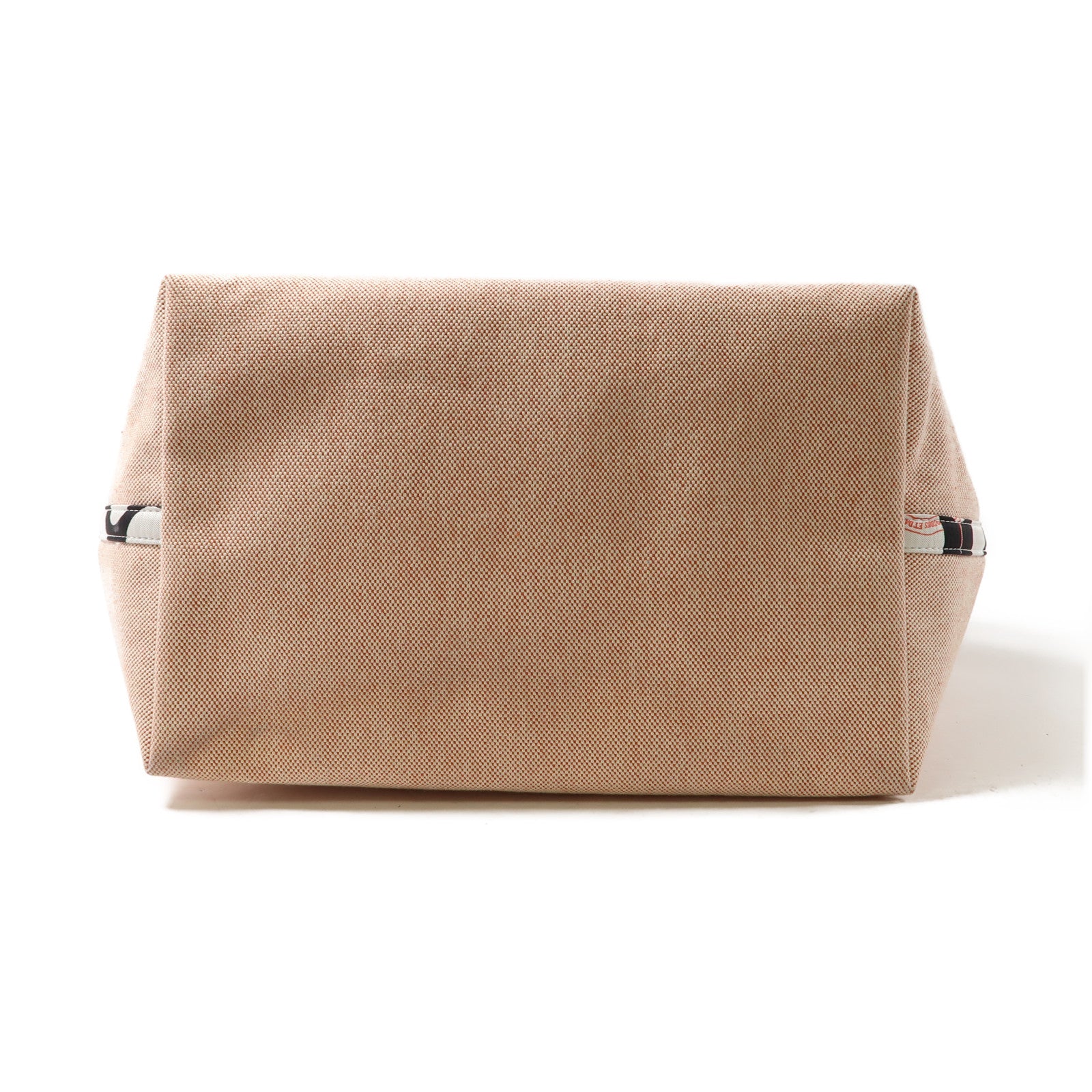 HERMES 帆布So Canvas Bag手提包紅色