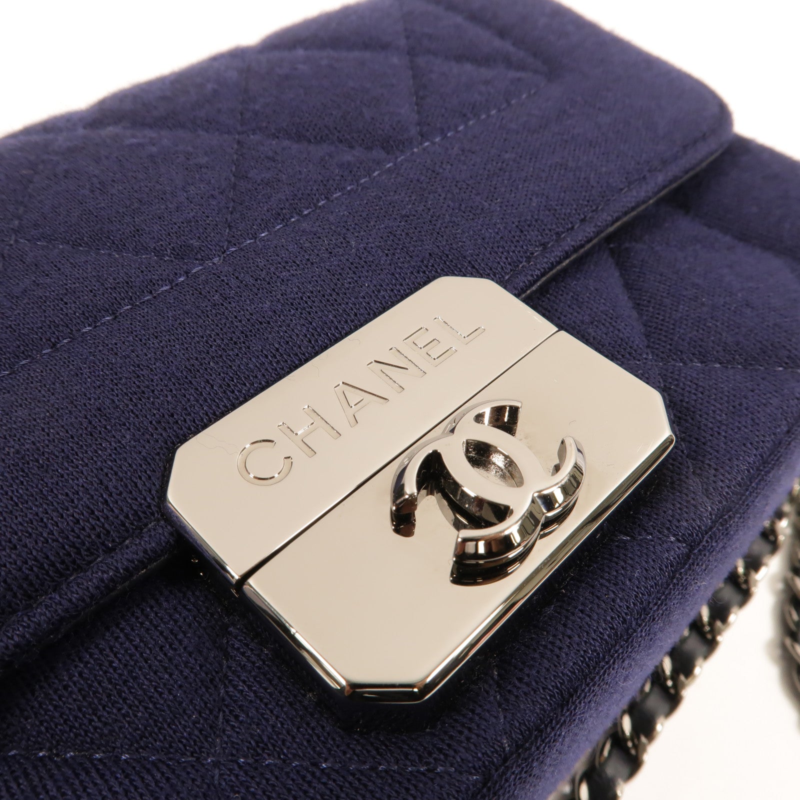 CHANEL 針織布Chic With Me Flap Bag肩背袋