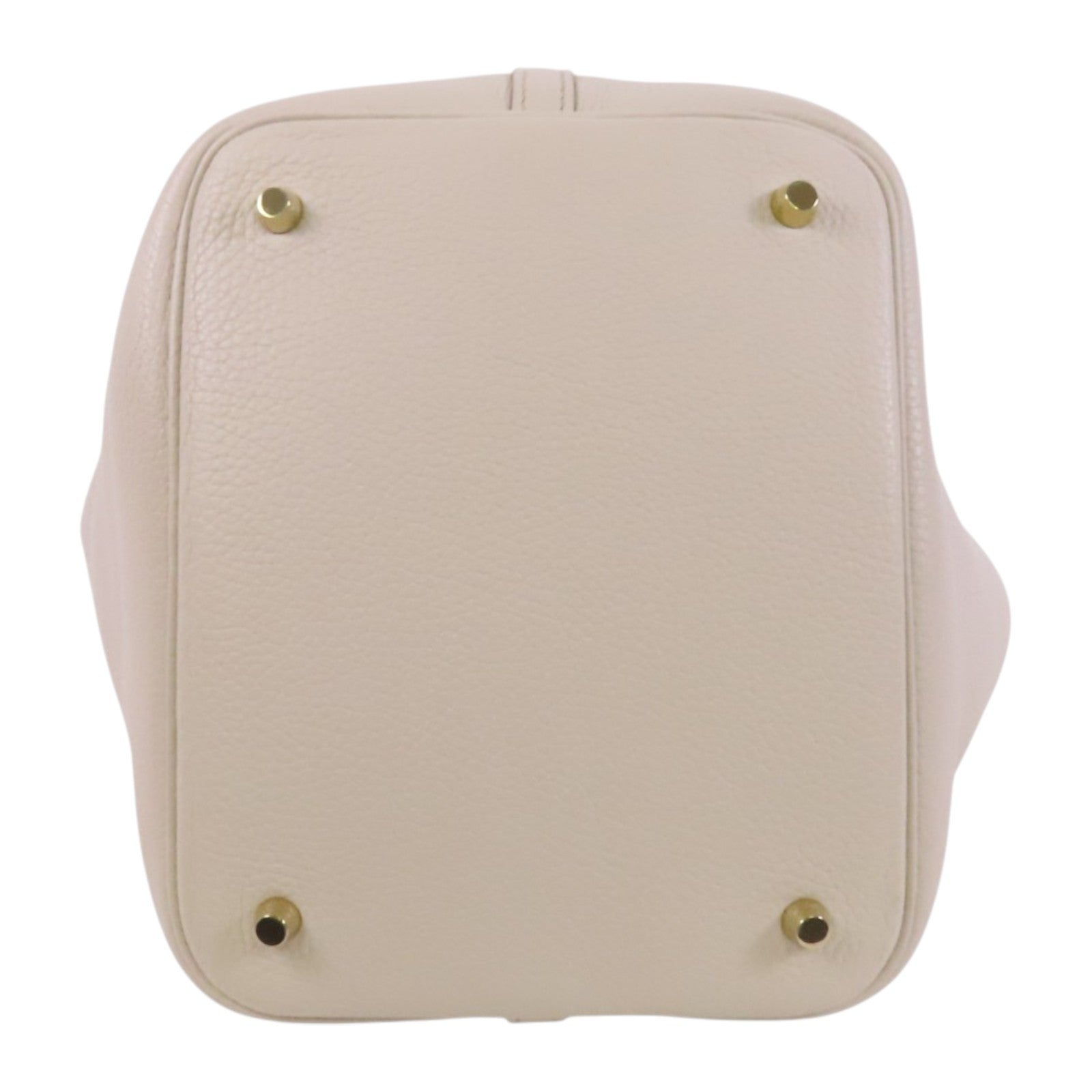 HERMES Clemence皮革Picotin MM金扣手挽袋