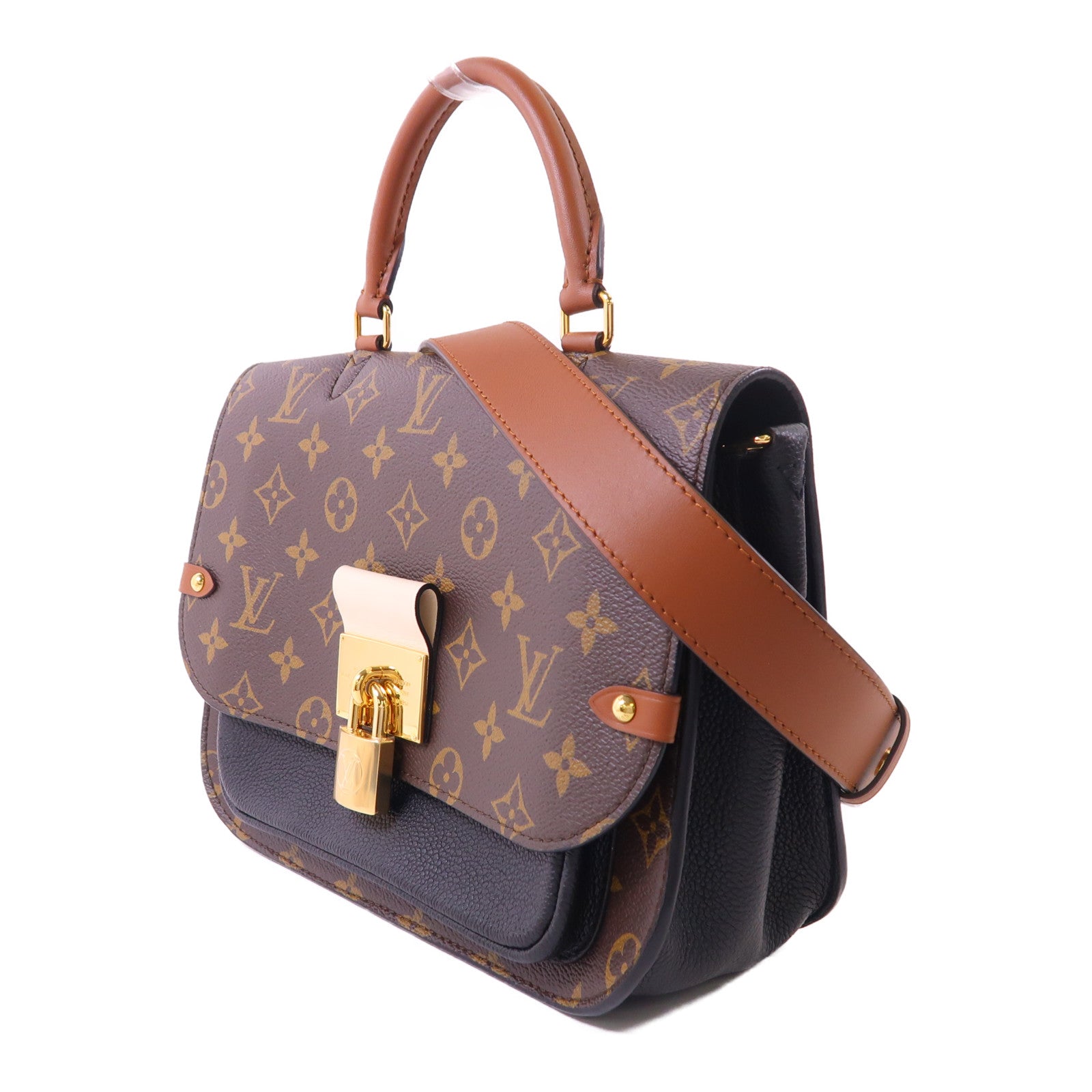 LOUIS VUITTON Monogram Vanguard金扣手挽肩背兩用袋