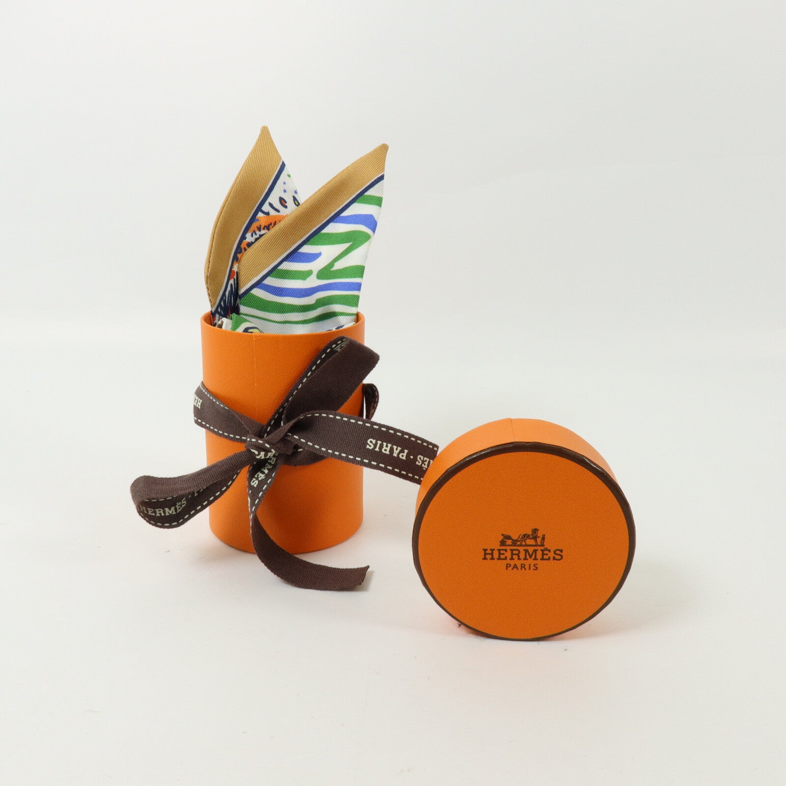 HERMES 【激減優惠】絲質Twilly絲巾