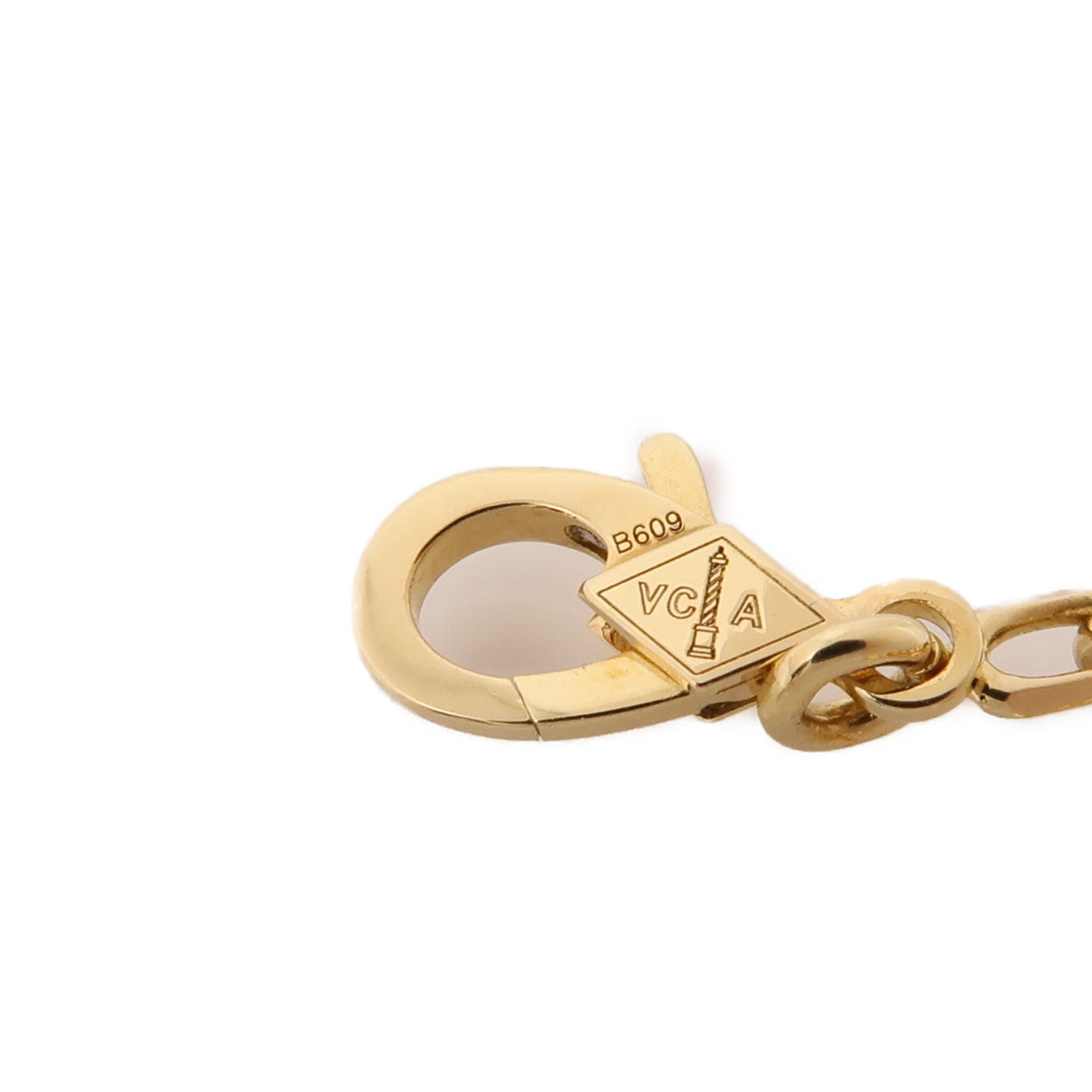 Van Cleef & Arpels 18K黃金Vintage Alhambra Bracelet 5 motifs手鏈
