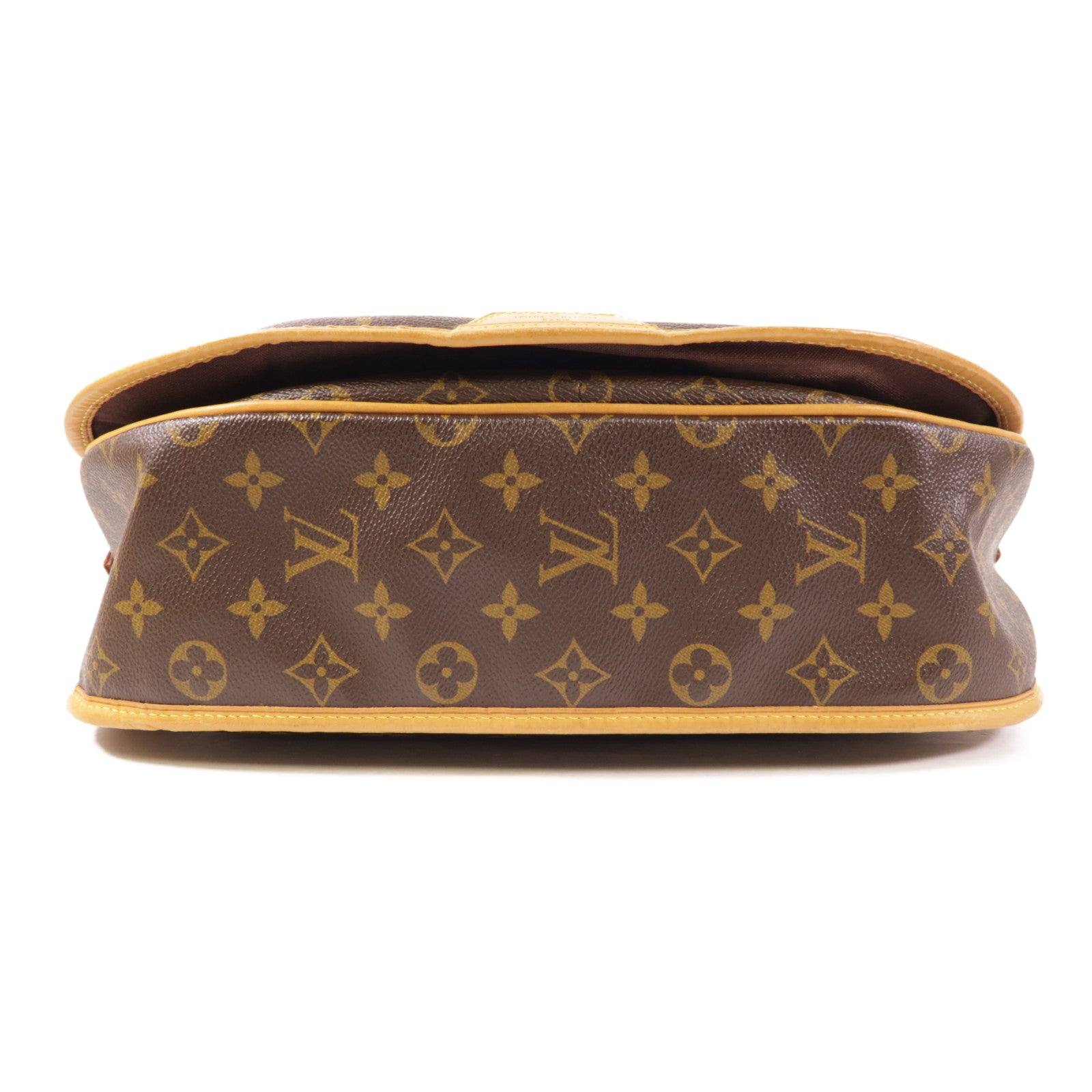 LOUIS VUITTON Monogram Menilmontant MM金扣肩背袋棕色